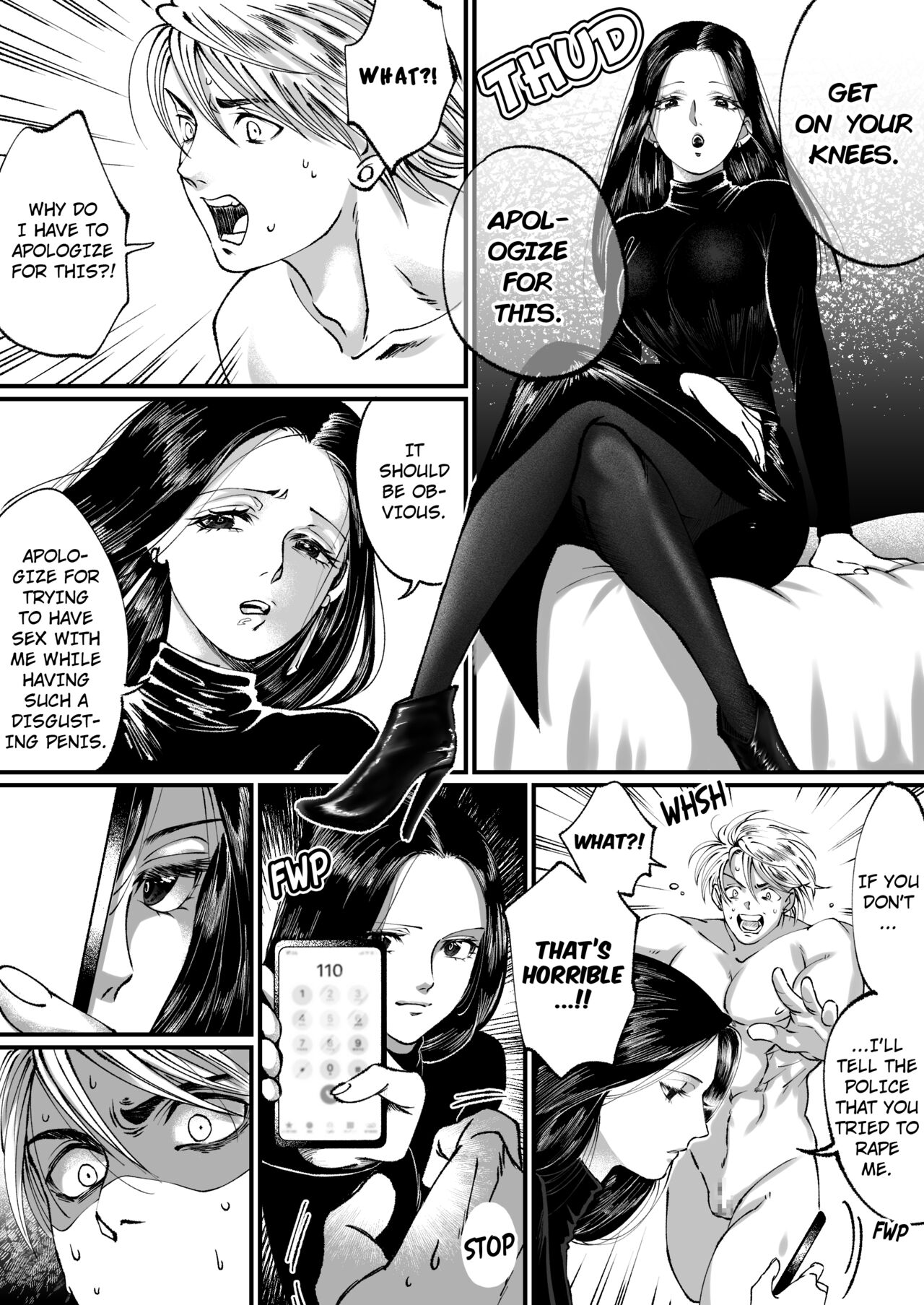 [Mr. Hokke (Mugicha World)] I'm a handsome macho man, but because of my small penis I was turned into a masochist with a shoe fetish numero di immagine  7