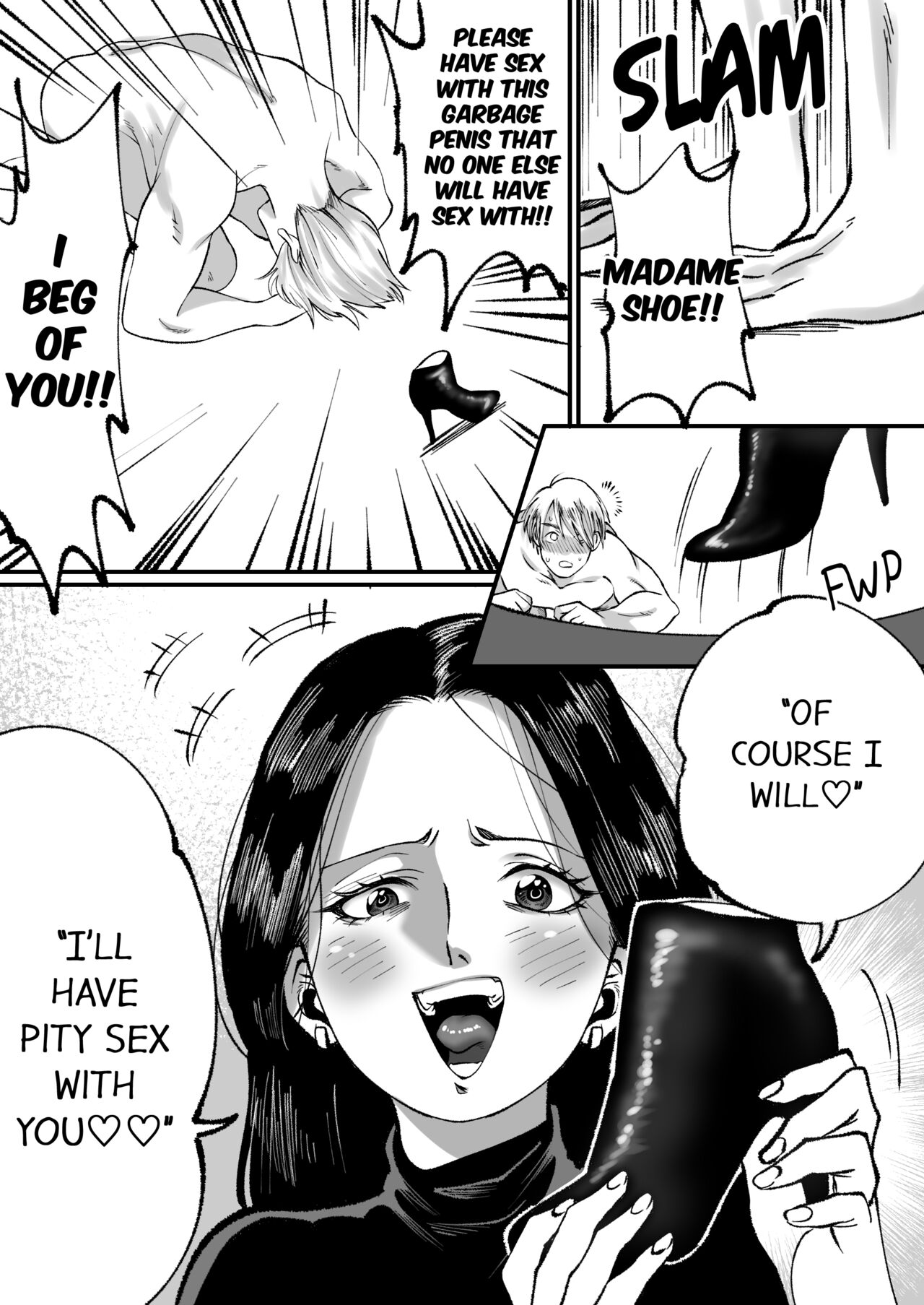 [Mr. Hokke (Mugicha World)] I'm a handsome macho man, but because of my small penis I was turned into a masochist with a shoe fetish numero di immagine  14