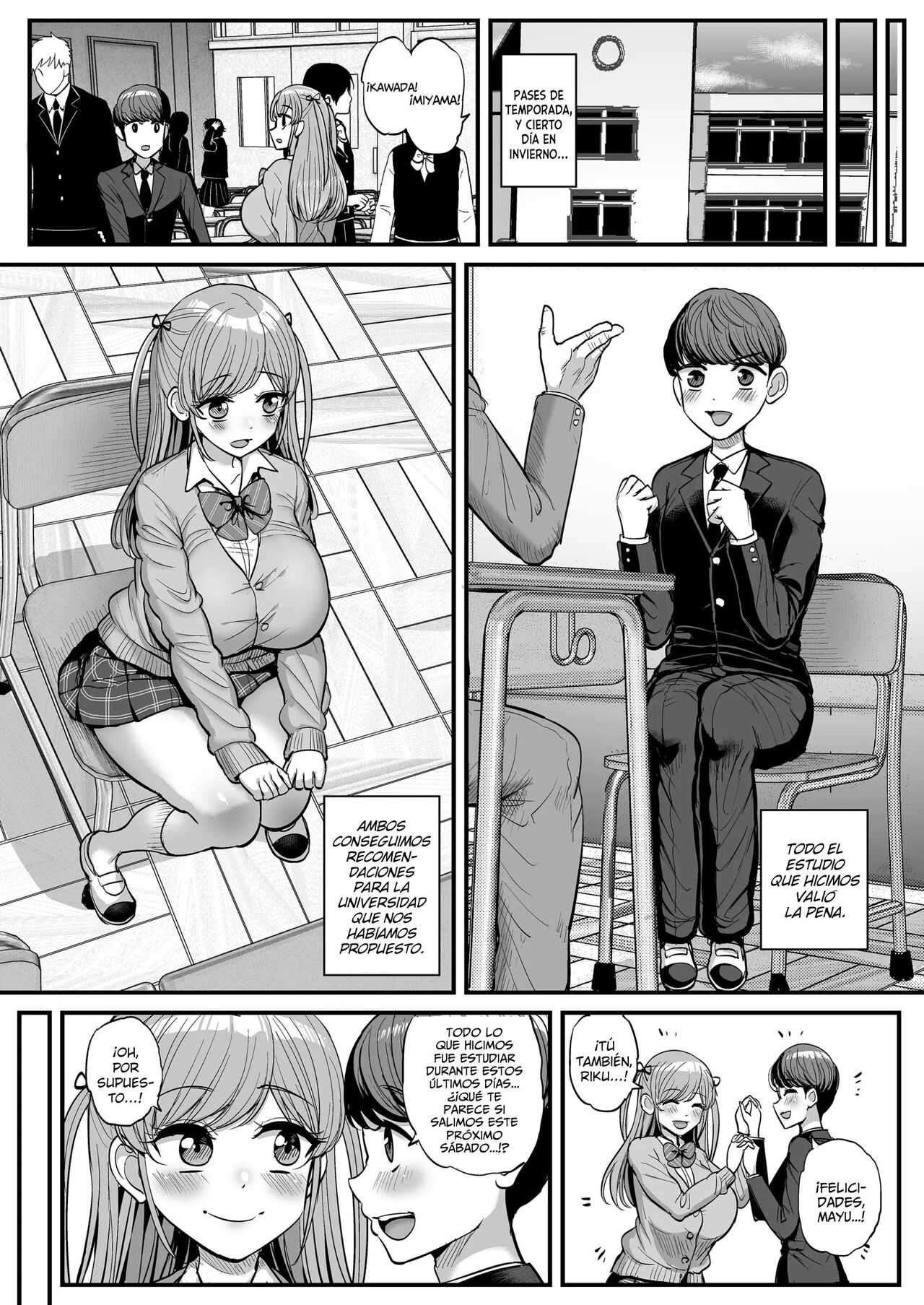 [Sanman Sanzen Koiking (Tyranu)] Minimum Kanojo wa Oyaji no Seidorei -Kazoku Ryokou Hen- | Mi Pequeña Novia Es La Esclava Sexual De Mi Padre ~Graduación~ [Spanish] [Lo Hago por Diversión] [Digital] numero di immagine  22