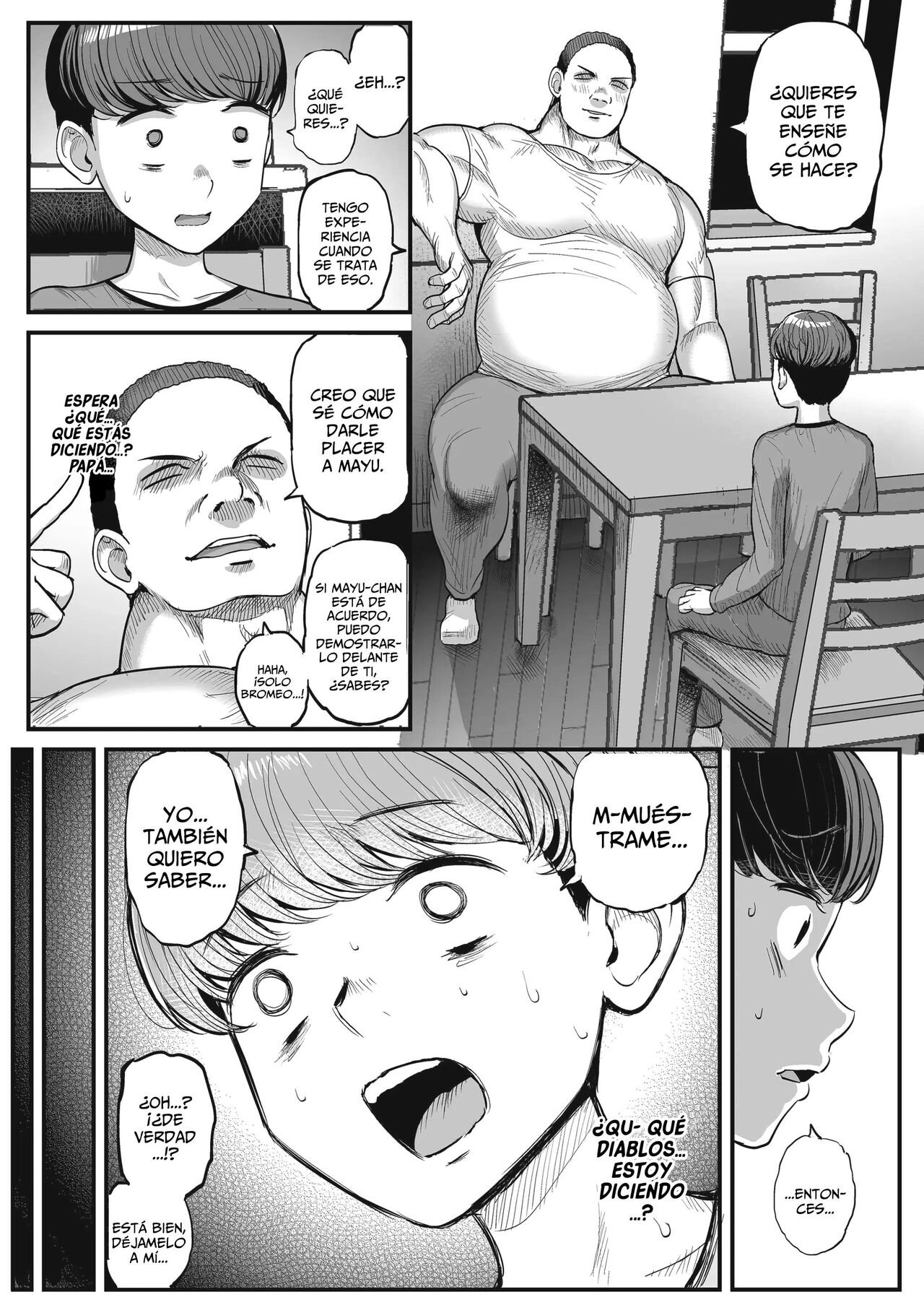 [Sanman Sanzen Koiking (Tyranu)] Minimum Kanojo wa Oyaji no Seidorei -Kazoku Ryokou Hen- | Mi Pequeña Novia Es La Esclava Sexual De Mi Padre ~Graduación~ [Spanish] [Lo Hago por Diversión] [Digital] numero di immagine  36