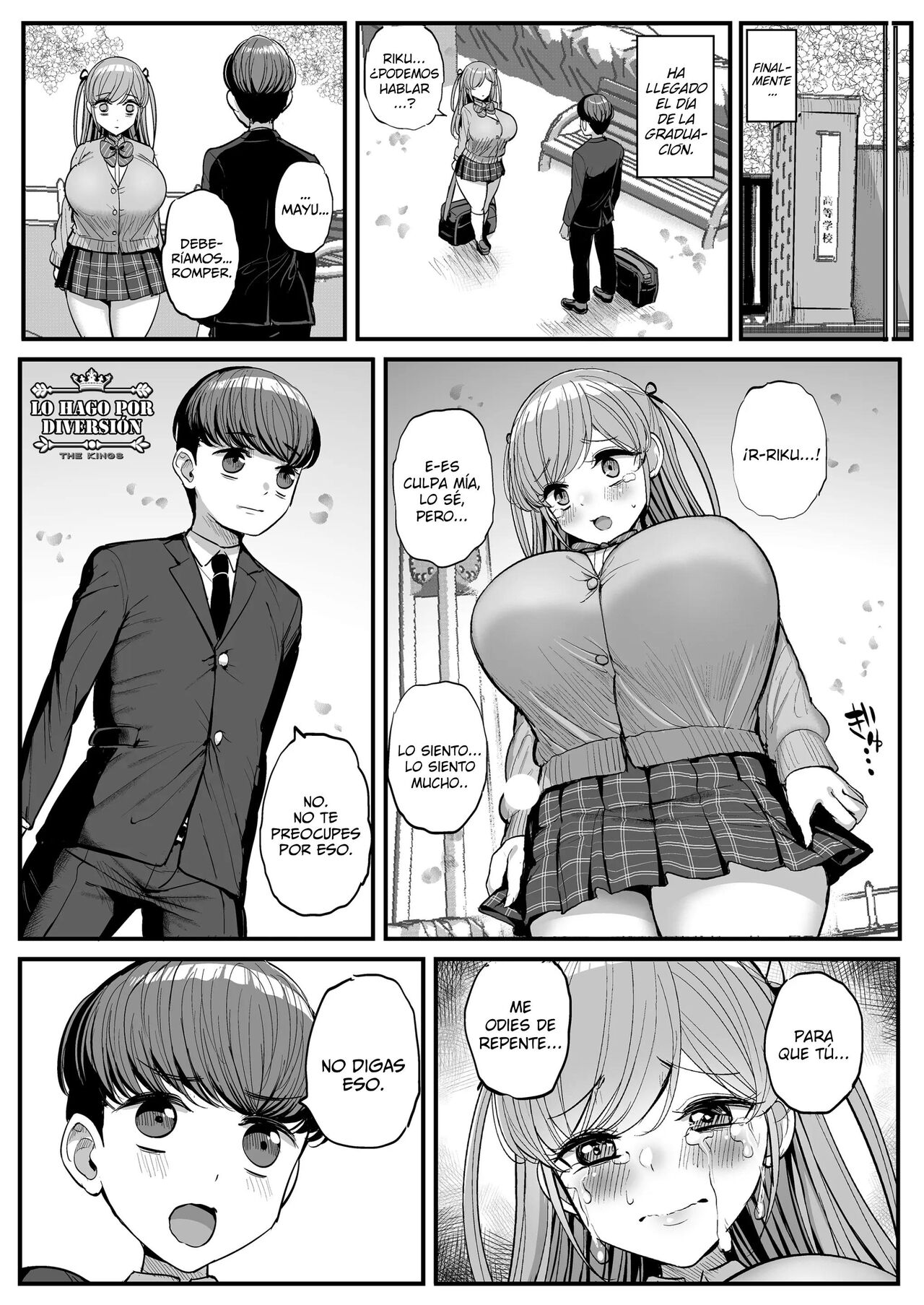 [Sanman Sanzen Koiking (Tyranu)] Minimum Kanojo wa Oyaji no Seidorei -Kazoku Ryokou Hen- | Mi Pequeña Novia Es La Esclava Sexual De Mi Padre ~Graduación~ [Spanish] [Lo Hago por Diversión] [Digital] numero di immagine  46