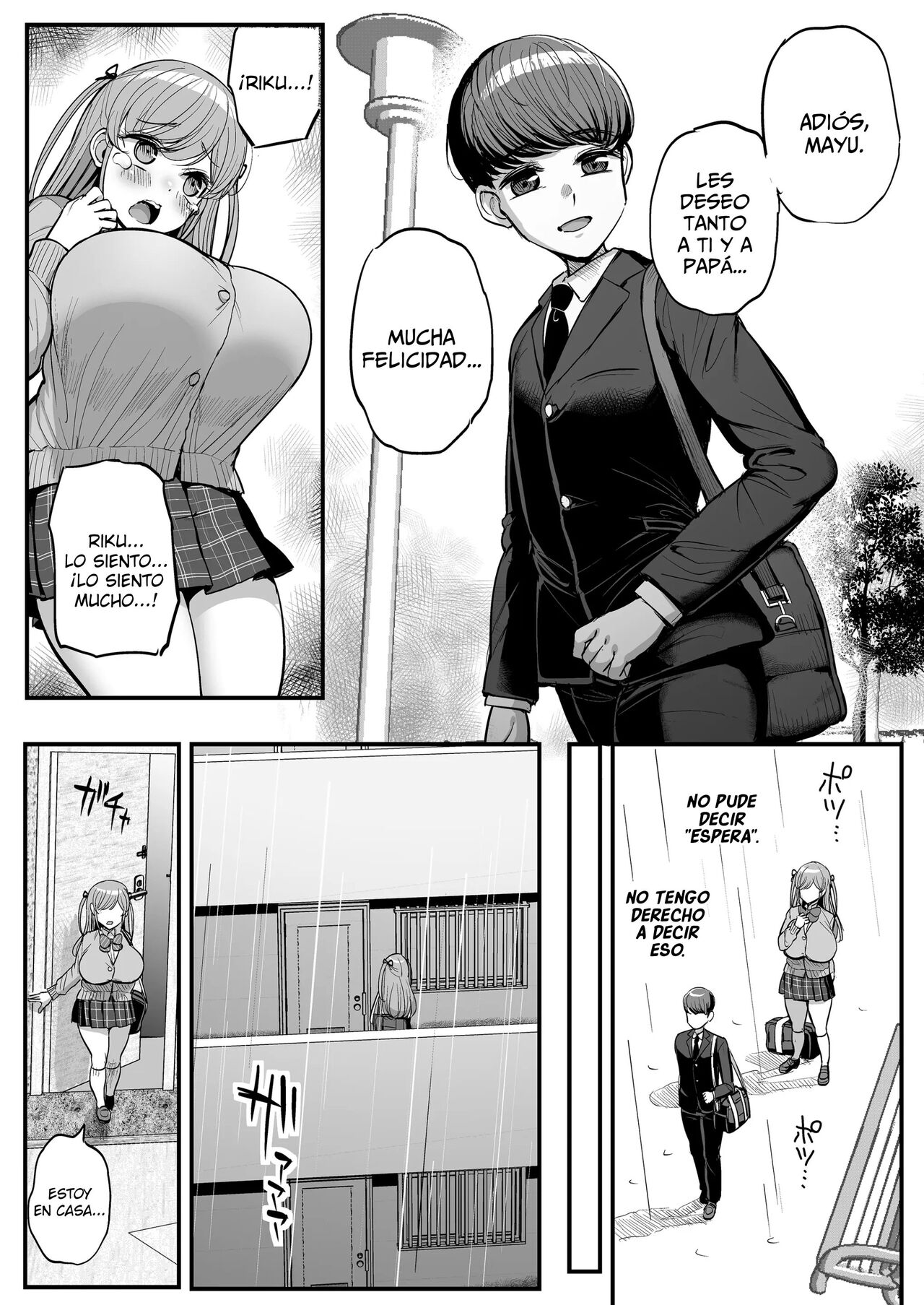 [Sanman Sanzen Koiking (Tyranu)] Minimum Kanojo wa Oyaji no Seidorei -Kazoku Ryokou Hen- | Mi Pequeña Novia Es La Esclava Sexual De Mi Padre ~Graduación~ [Spanish] [Lo Hago por Diversión] [Digital] numero di immagine  48