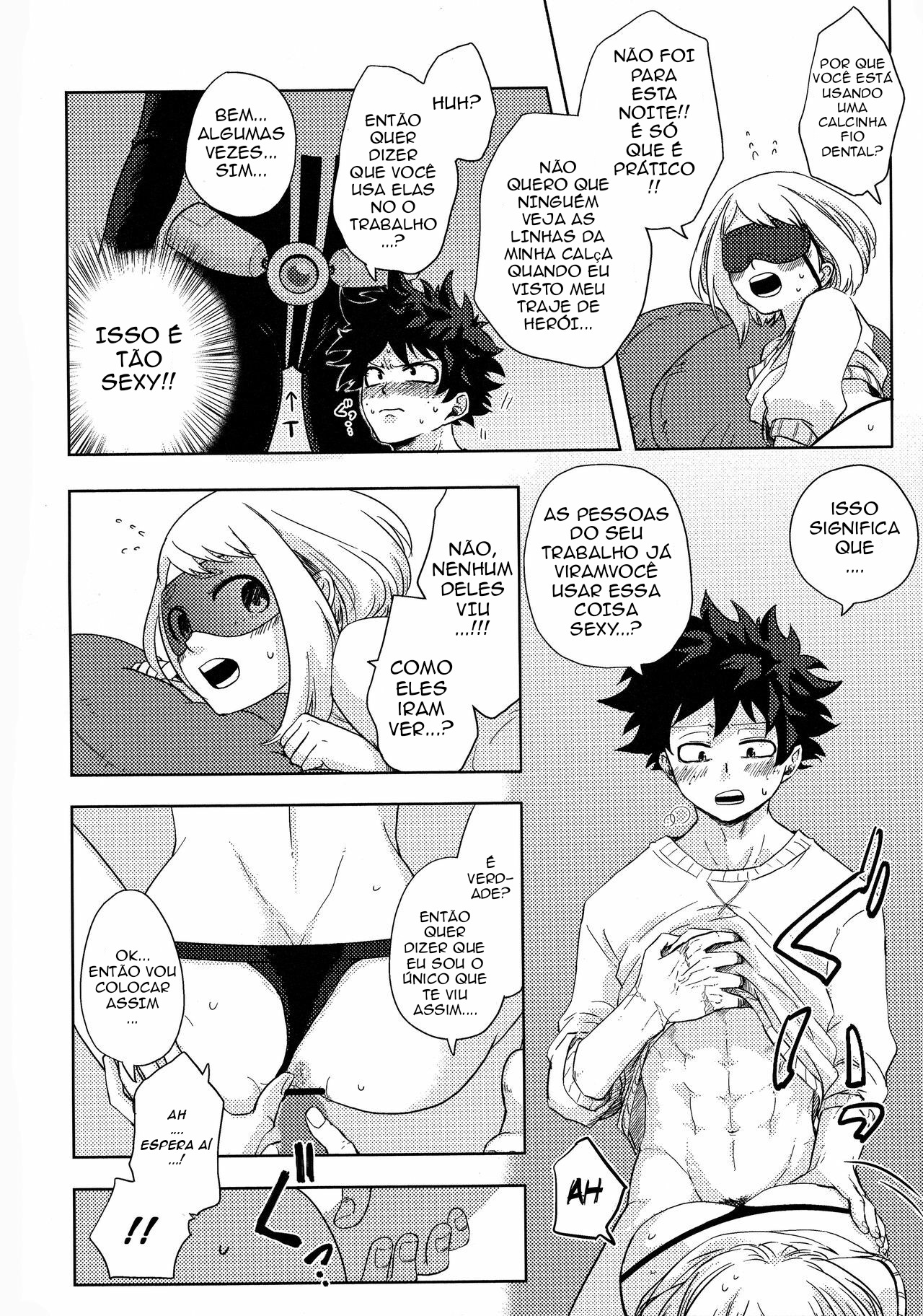 [Akanoiki (Buthikireta)] Mekakushi Tea Time (Boku no Hero Academia) [Portuguese-BR] [BungasHVr] [2019-08] imagen número 15