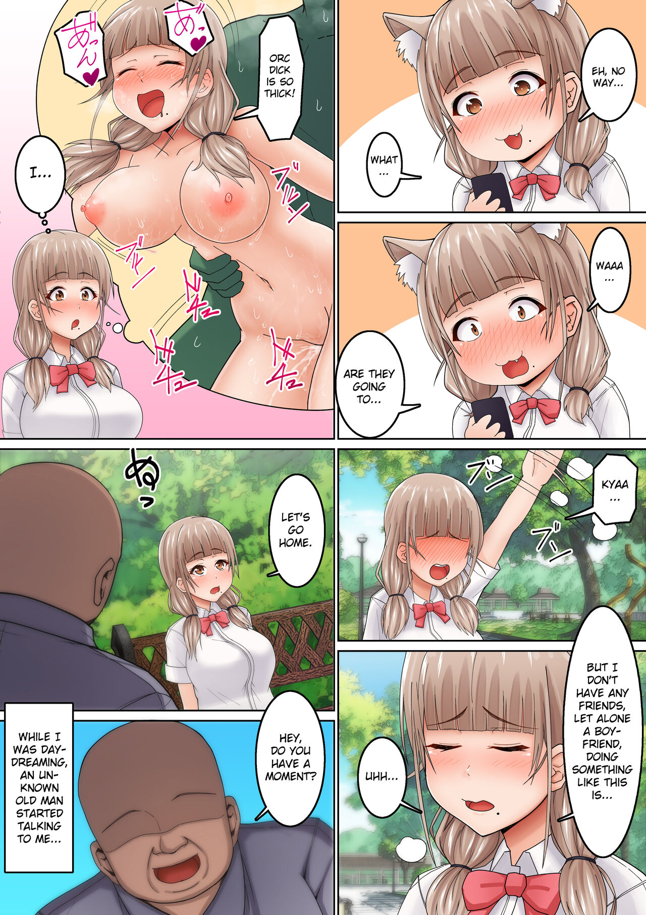 [Kangoku Satellite] Seikan Massage ni Aragaenai! ~Oji-san ni Ikasare makuru Bocchi JK~ | I can't resist his erotic massage! ~ A socially awkward. JK who is made to cum by an Ojisan ~ [English] [Gagak_Ireng] Bildnummer 3