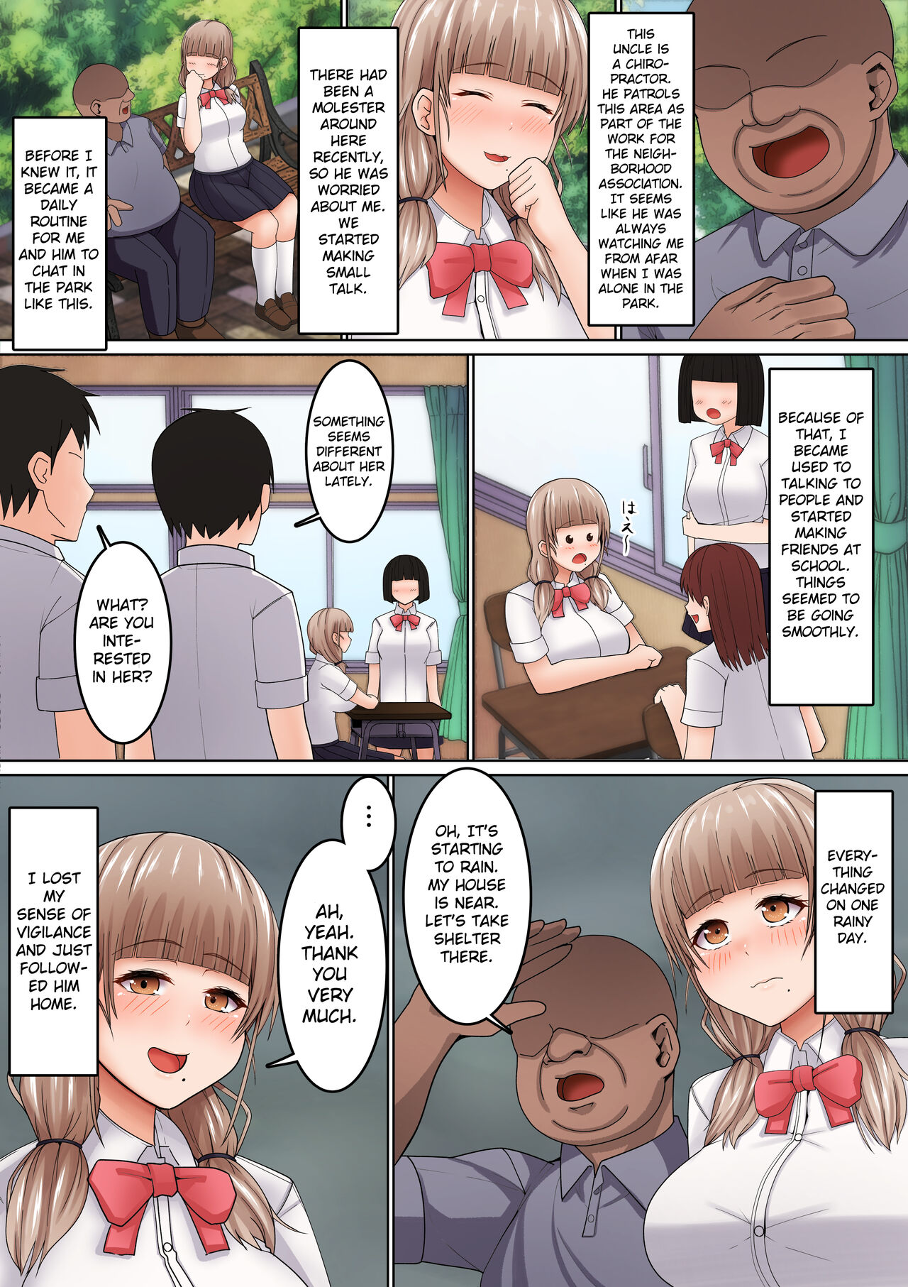 [Kangoku Satellite] Seikan Massage ni Aragaenai! ~Oji-san ni Ikasare makuru Bocchi JK~ | I can't resist his erotic massage! ~ A socially awkward. JK who is made to cum by an Ojisan ~ [English] [Gagak_Ireng] Bildnummer 5