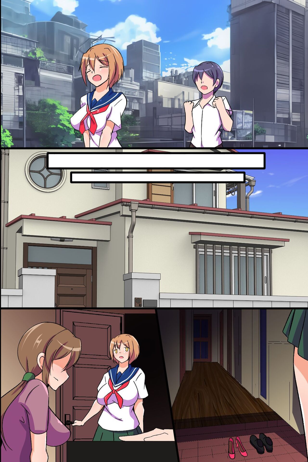 [DL Mate (Aimo)] Onnanoko-tachi ga Shouhin to shite Atsukawareru Sekai 2 ~Mae mo Ushiro mo Shitsukerare Shukka sarete iku Kanojo-tachi~ 图片编号 46