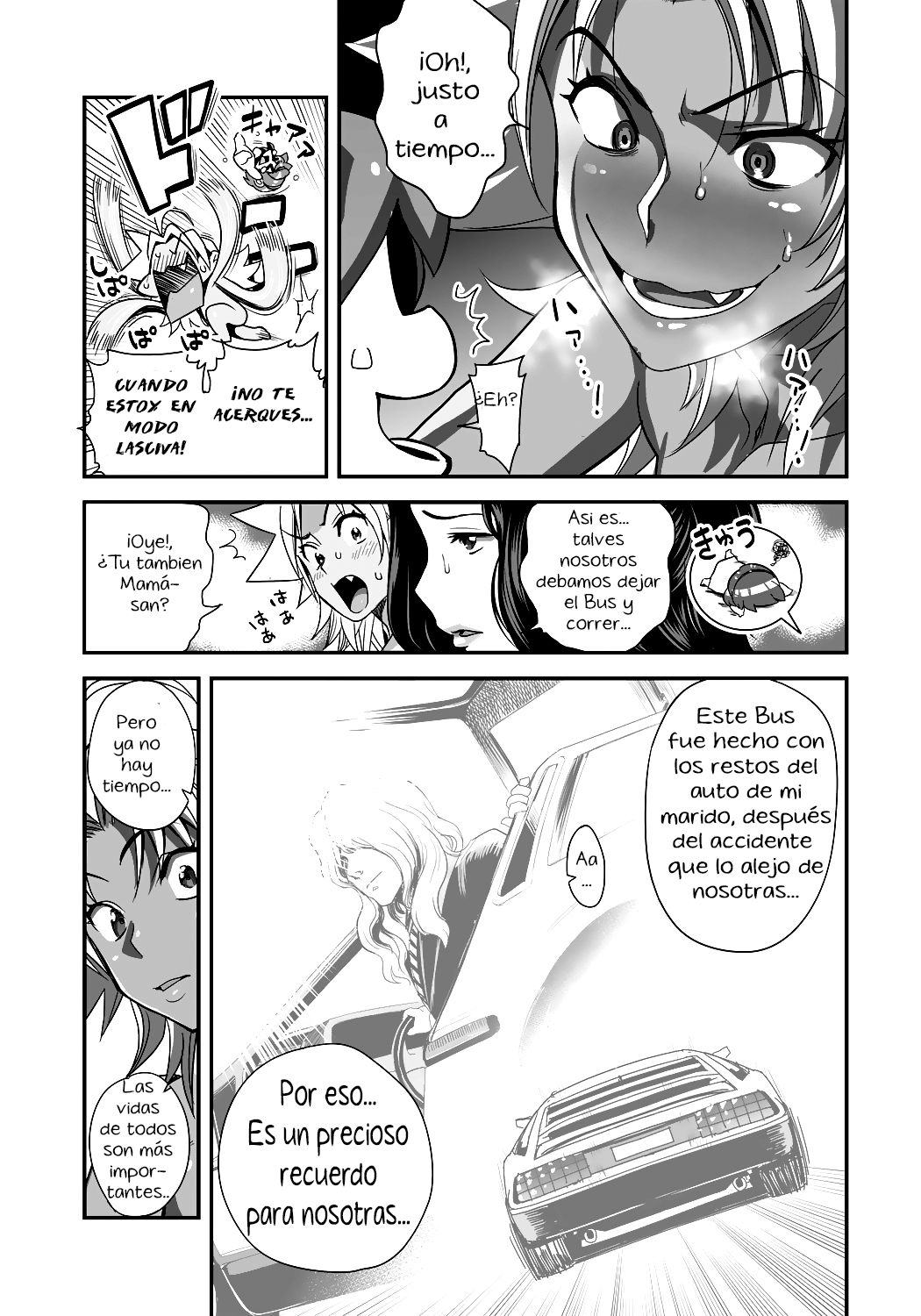 [Tamatsuyada, Satou Kimiatsu] Energy Kyo-ka!! ~Bakunyuu JK. Gachizeme Hatsujouchuu!~ Chou Pinch! Tonda Ero Bus Dai Shissou! Zenra Jousha de Nukitsu Nukaretsu!? [Spanish] [El mago de las MILFS] [Digital] 画像番号 11