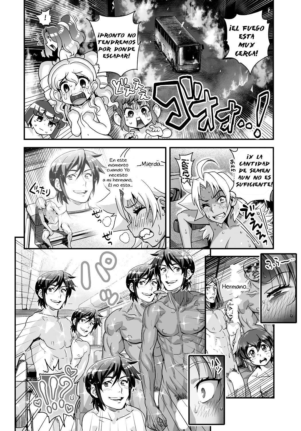 [Tamatsuyada, Satou Kimiatsu] Energy Kyo-ka!! ~Bakunyuu JK. Gachizeme Hatsujouchuu!~ Chou Pinch! Tonda Ero Bus Dai Shissou! Zenra Jousha de Nukitsu Nukaretsu!? [Spanish] [El mago de las MILFS] [Digital] 画像番号 14