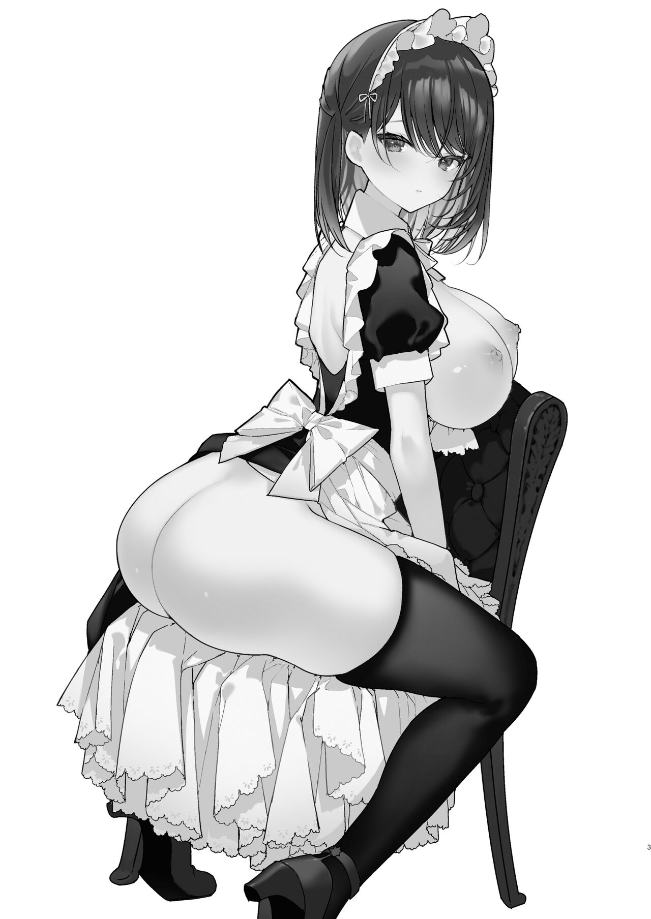 [Mutou Koucha] Maid-san no Naka ga Ippai ni Naru made Renzoku Shasei Ecchi [Chinese] [白杨汉化组] [Digital] numero di immagine  2