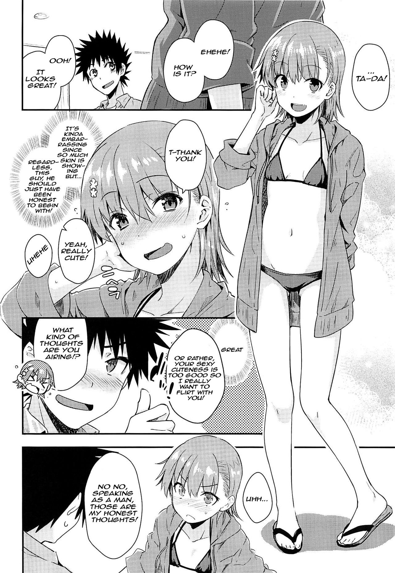 (C96) [Aspergillus (Okara)] Secret Beach (Toaru Kagaku no Railgun) [English] [EHCOVE] numero di immagine  9