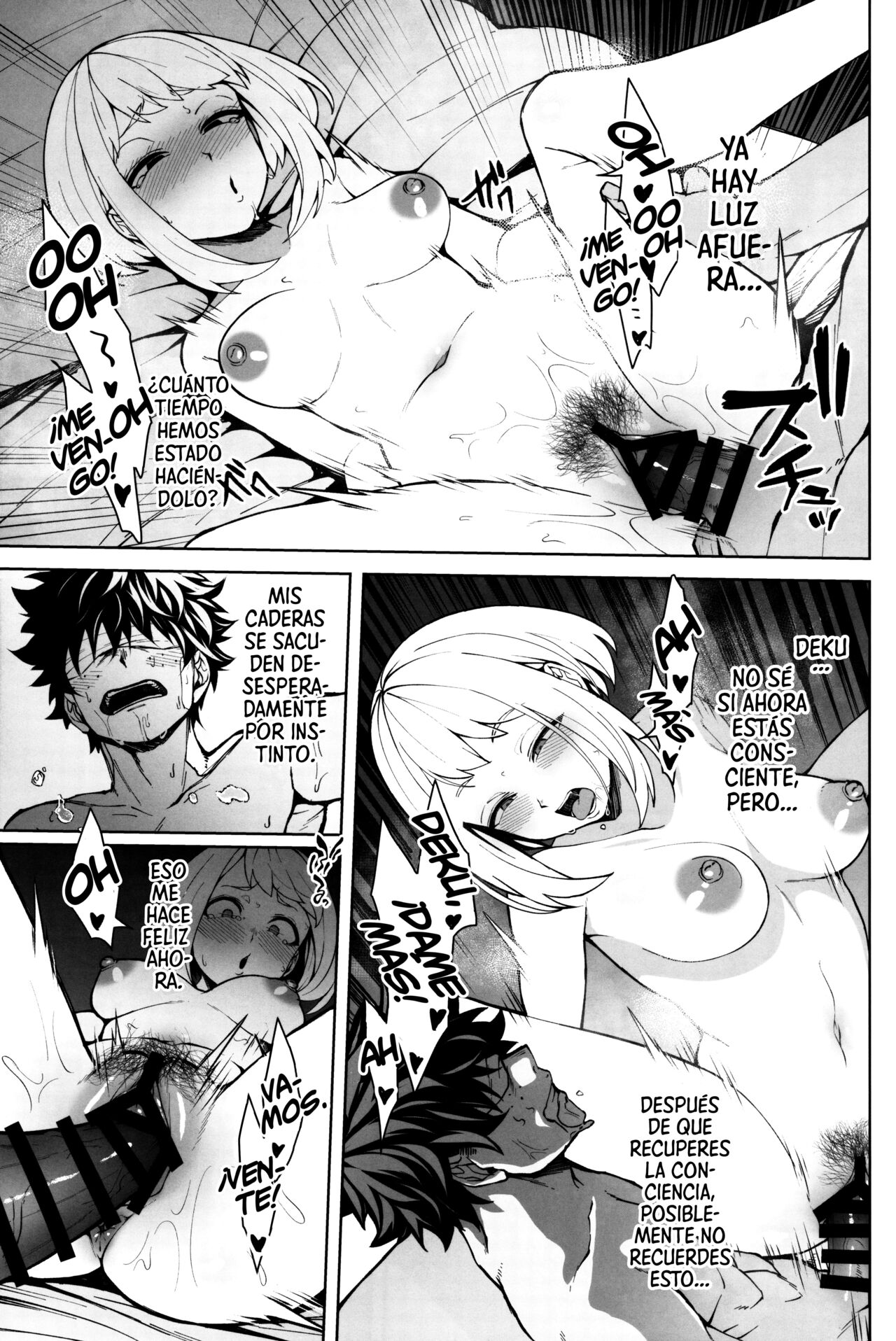 (C102) [cobalt green (Kobaji)] Oki o Tashika ni | Mantén La Compostura (My Hero Academia) [Spanish] [Mister Nugget] numero di immagine  34