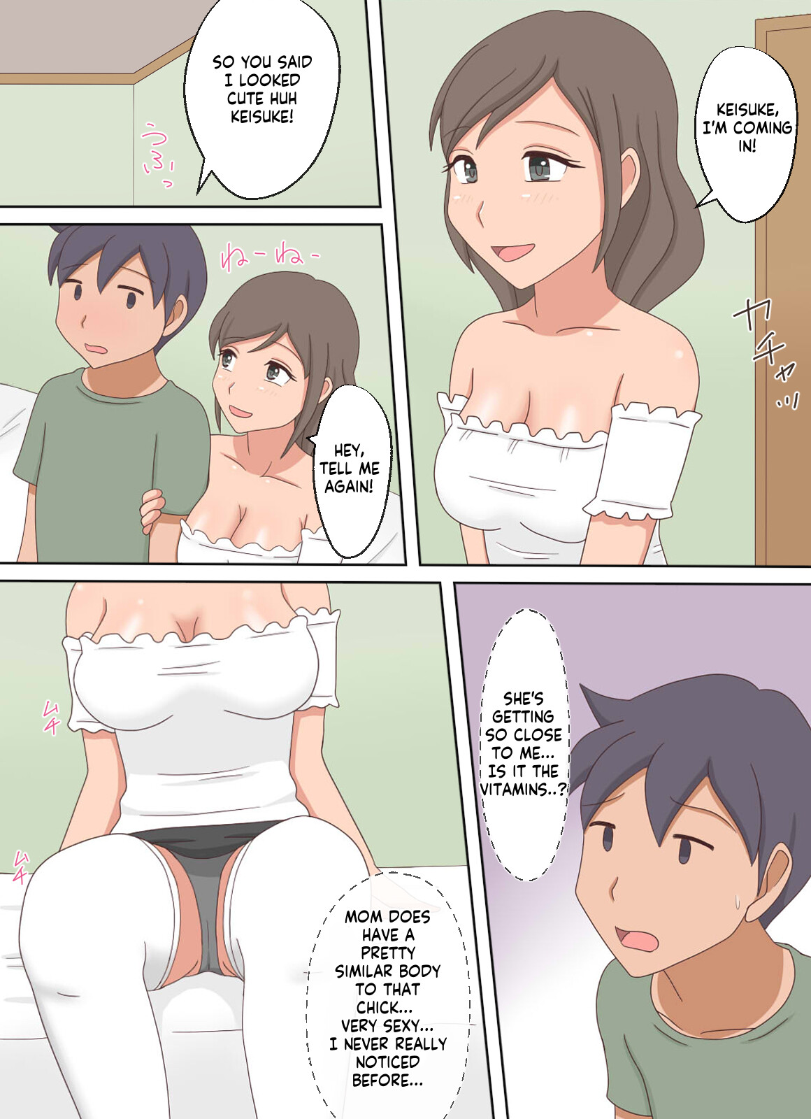 [Juku Echi Land] Oyako Echi no Douga o Miteitara Musuko to Shitaku Natta Hanashi | After seeing a mom-son sex vid she wants to do her son [English] [innyinny] 图片编号 27