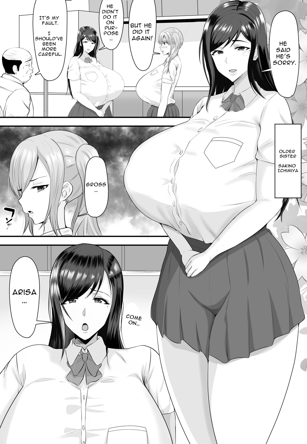 [Shiki] Kyonyuu JK o Tasuketakereba Musume no Hadaka Atete mite | Guess Which One's Your Naked Busty JK Daughter Or Else! [English] numero di immagine  5