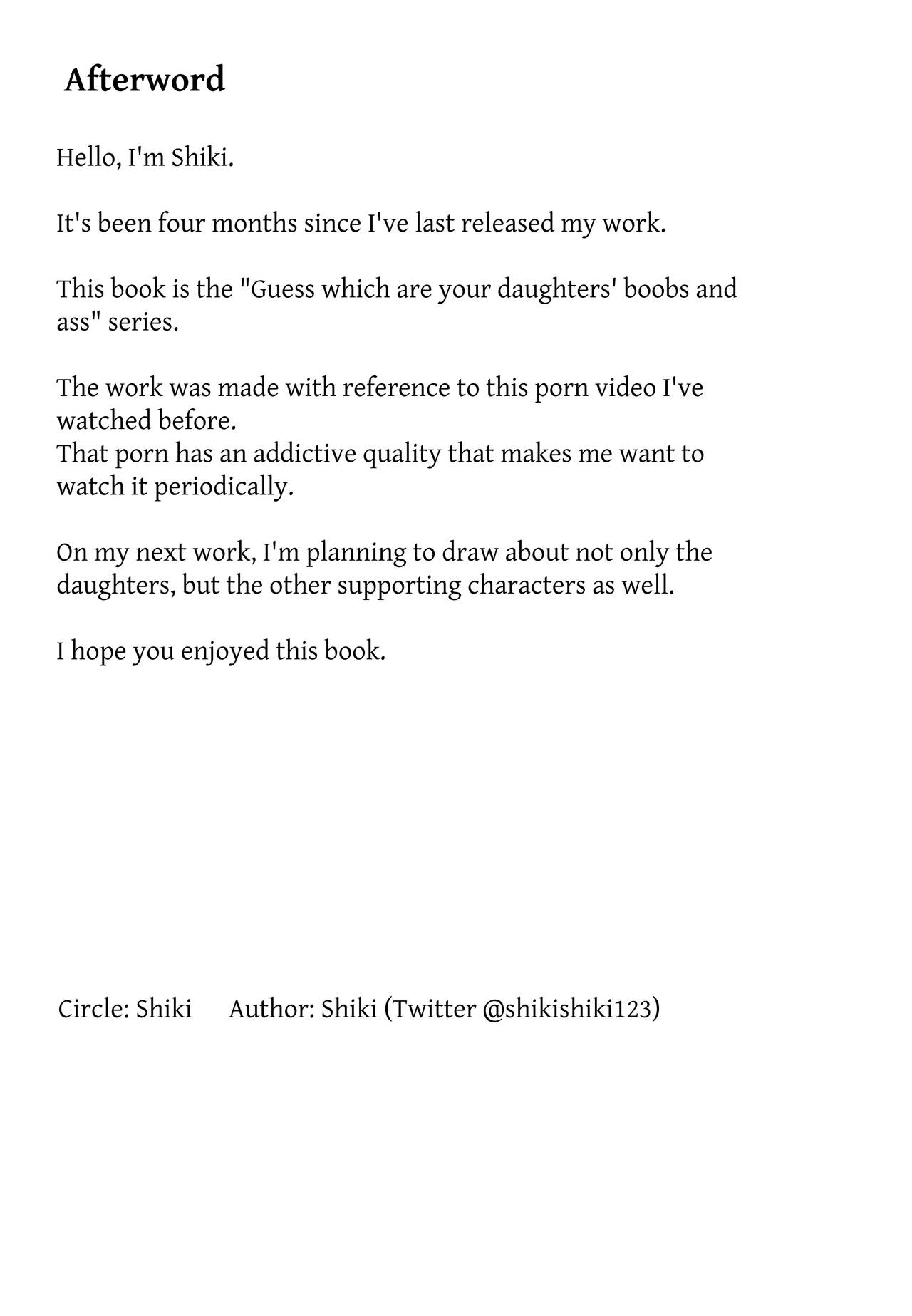 [Shiki] Kyonyuu JK o Tasuketakereba Musume no Hadaka Atete mite | Guess Which One's Your Naked Busty JK Daughter Or Else! [English] numero di immagine  45