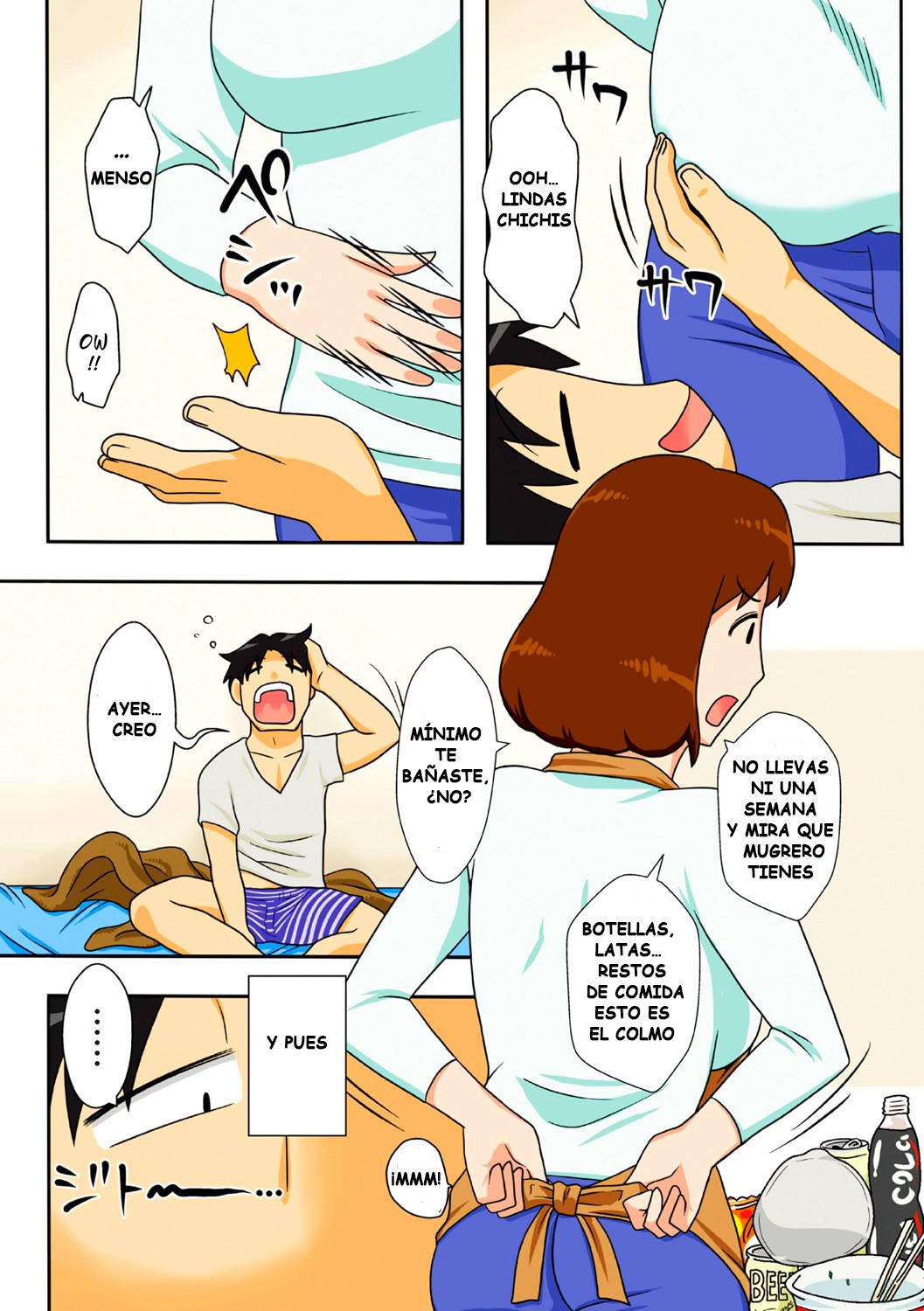 [Freehand Tamashii] Toiu wake de, Kaa-san-tachi to Yattemita [Digital] [Spanish] [Decensored] 3eme image