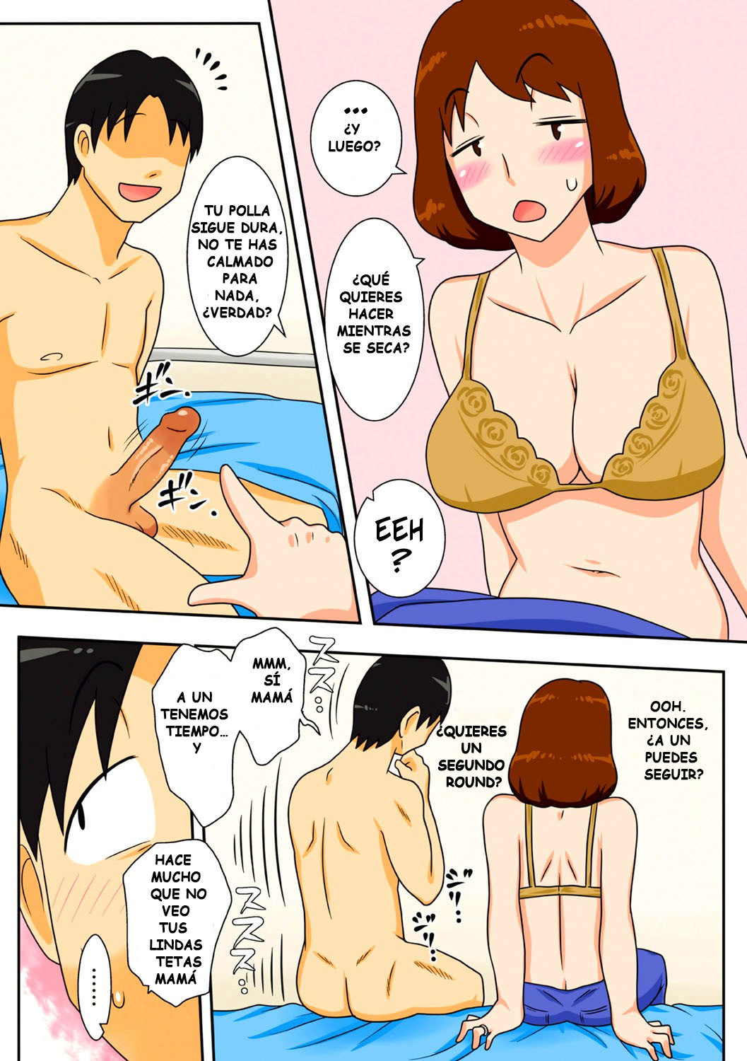 [Freehand Tamashii] Toiu wake de, Kaa-san-tachi to Yattemita [Digital] [Spanish] [Decensored] 12eme image