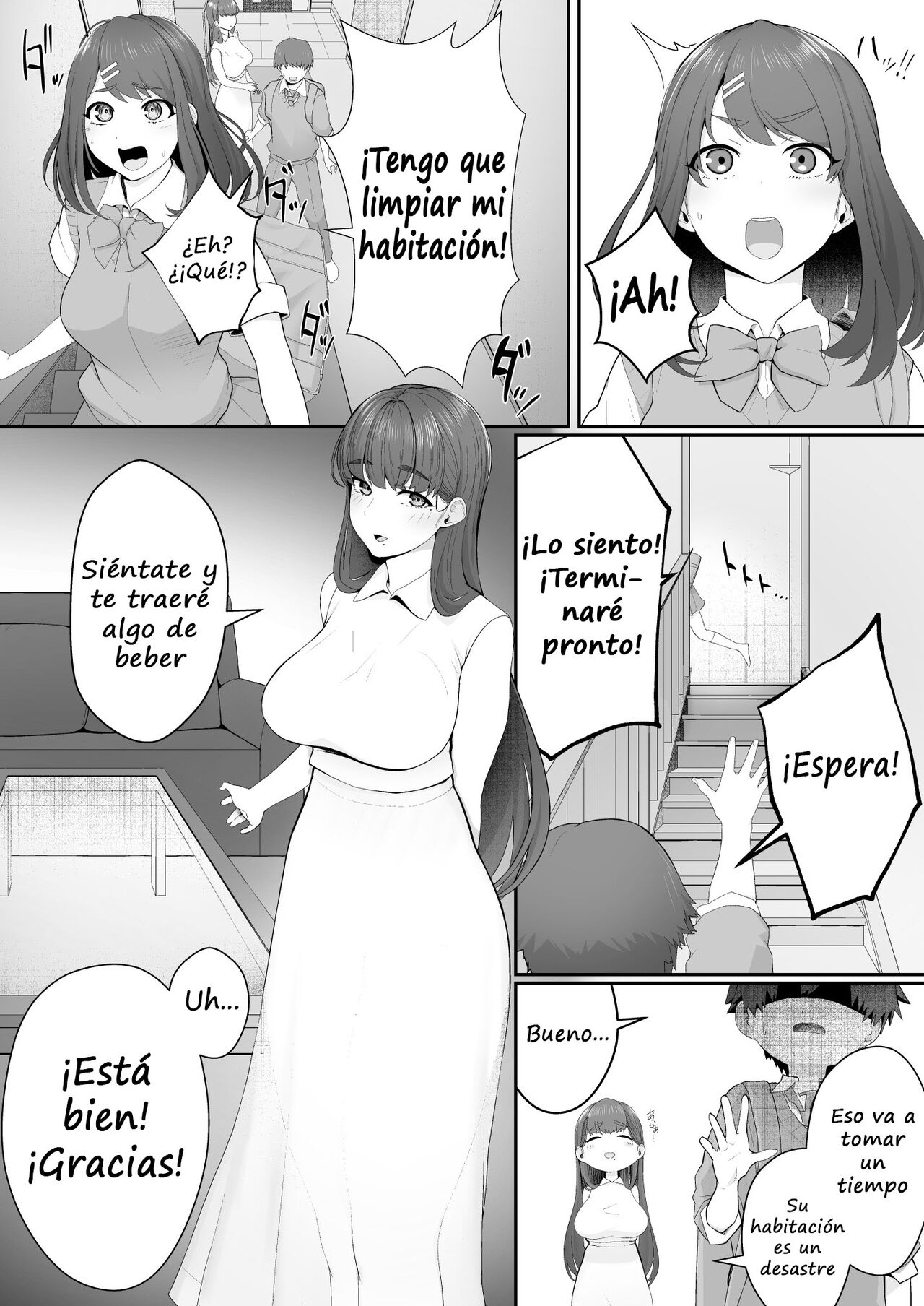 [Doushoku (Sirofugu)] Kanojo no Onee-san ni Otosareru | I Was Seduced by My Girlfriend’s Sister [Spanish] image number 4