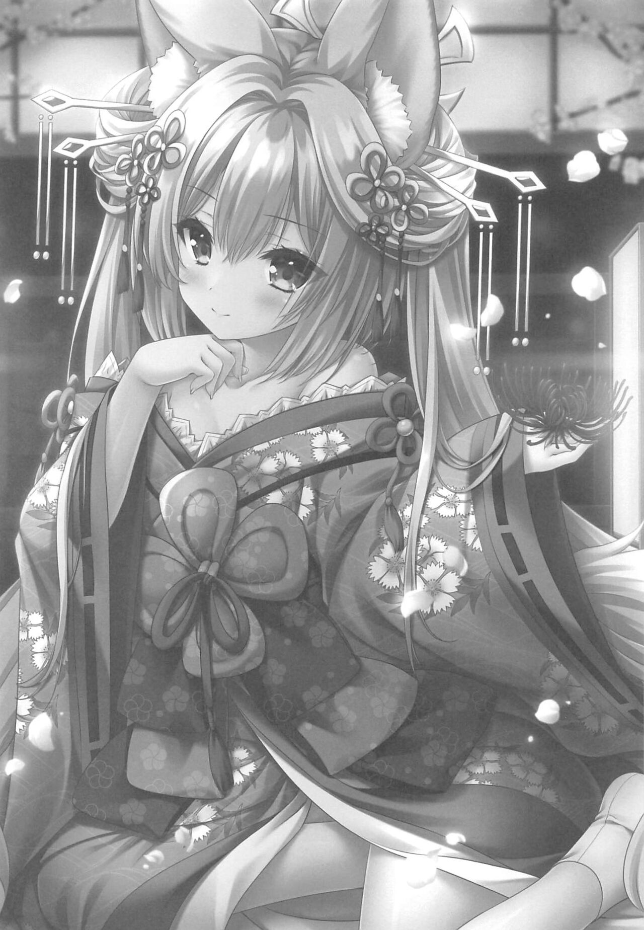 (C102)[ZIP(萌木原ふみたけ、水月紗鳥)]妖幻遊里奇譚~蓮華~(オリジナル) [中国翻訳] 2eme image