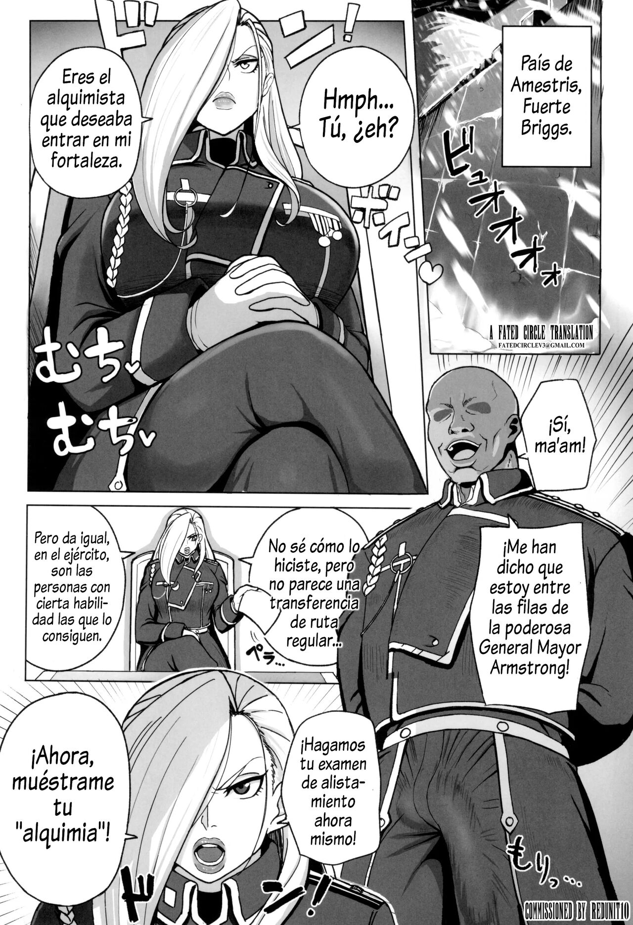 (C102) [Guhan Shounen] Jukujo Shougun VS Saimin no Renkinjutsushi (Fullmetal Alchemist) [Spanish] [Al Chile No se Scan] image number 2