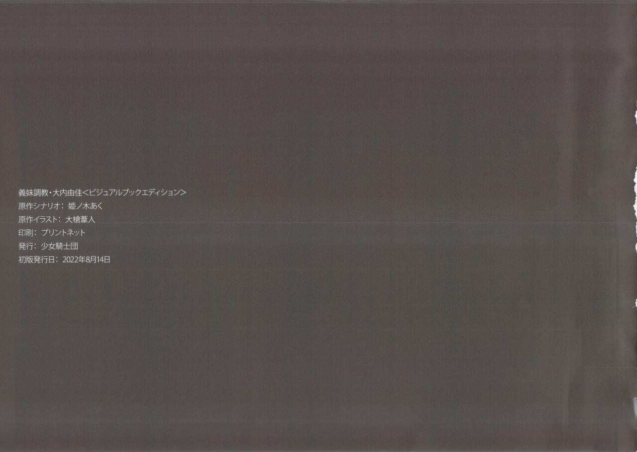 [Shoujo Kishidan (Oyari Ashito)] Gimai Choukyou Oouchi Yuka <Visual Book Edition> numero di immagine  31
