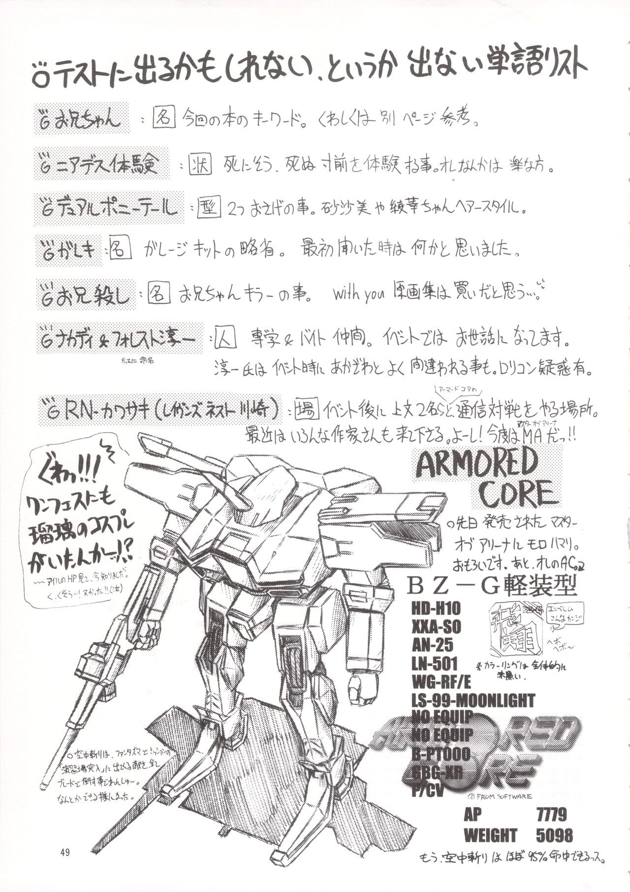 [KAMINENDO.CORP (Akazawa RED)] Manami C-SPEC (First Kiss Story) [1999-03-18] numero di immagine  48