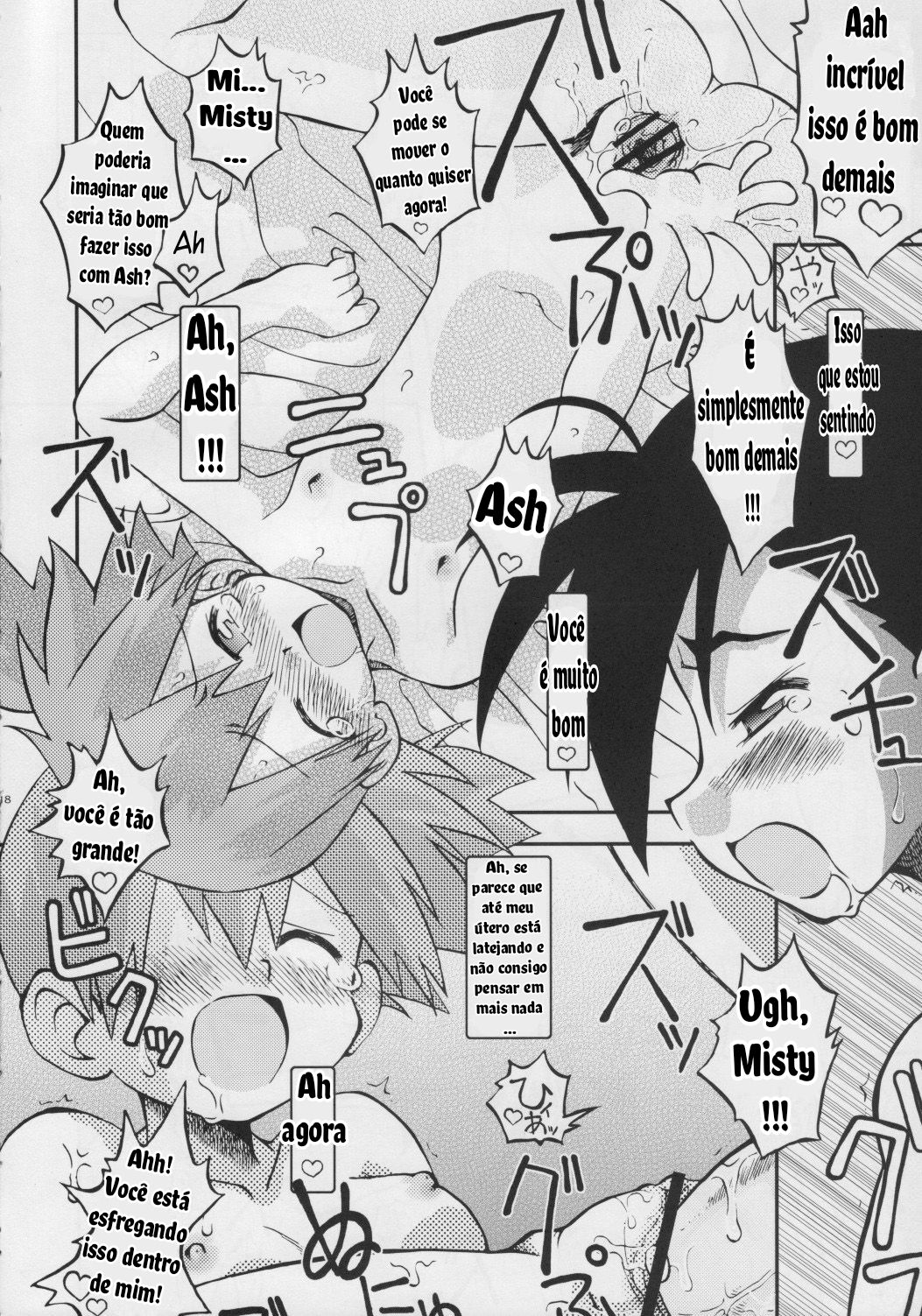 (Puniket 17) [Ukkaridou (Shimazu Isami)] Itsu mo Itsu demo Honki de Ikiteru (Pokémon) [Portuguese-BR] 이미지 번호 17