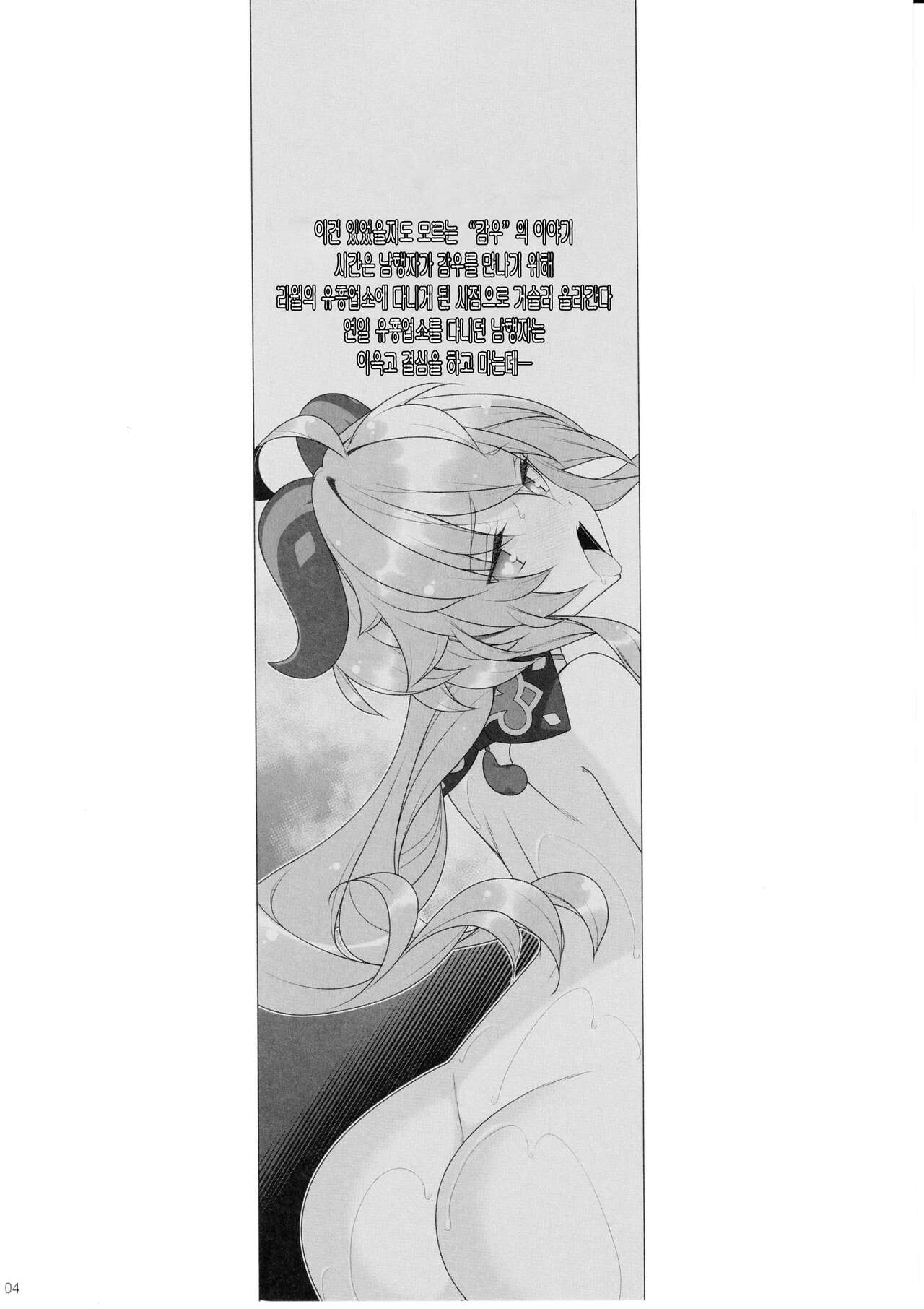 (C102) [Yuusha-sama Go-ikkou (Nemigi Tsukasa)] Gokuraku Kikou Kan (Genshin Impact) [korean] image number 3