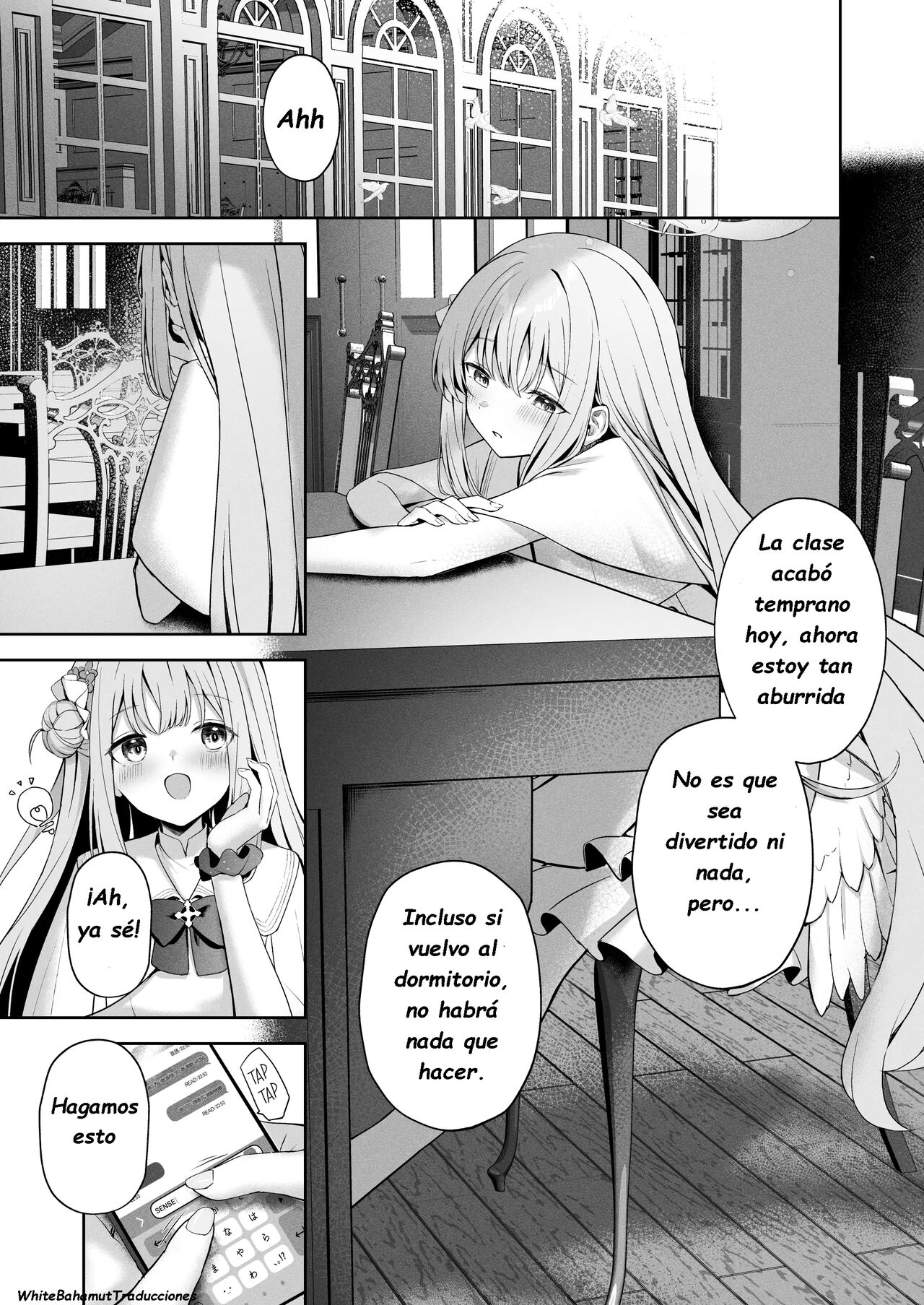 [HIGH:LAND (Takashima Shoa)] Mikazuki no Pierce Hole - Crescent Piercing Holes | Agujeros de perforación de la media luna (Blue Archive) [Spanish] [White Bahamut Traducciones] [Digital] Bildnummer 2