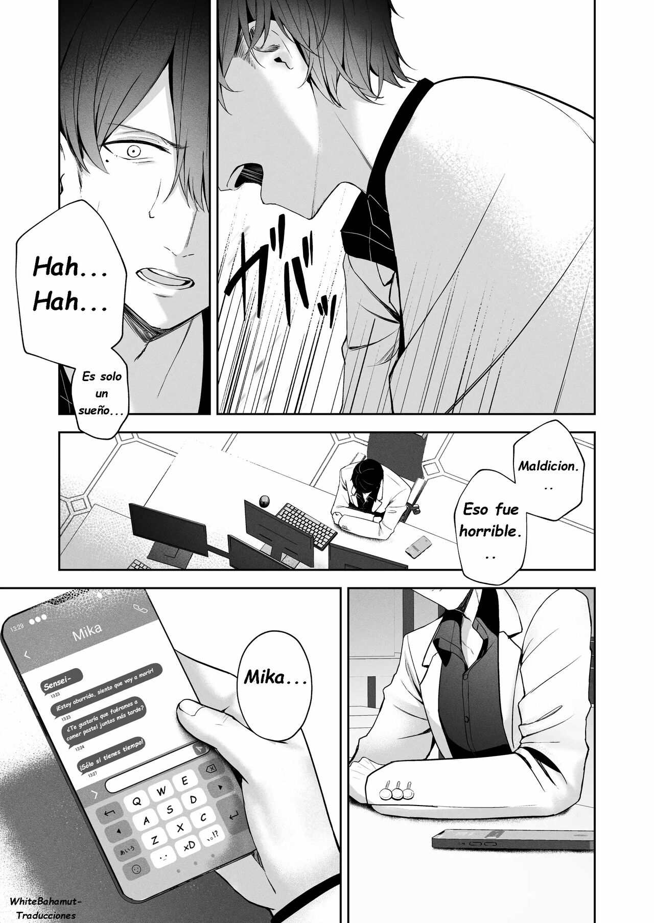 [HIGH:LAND (Takashima Shoa)] Mikazuki no Pierce Hole - Crescent Piercing Holes | Agujeros de perforación de la media luna (Blue Archive) [Spanish] [White Bahamut Traducciones] [Digital] Bildnummer 4