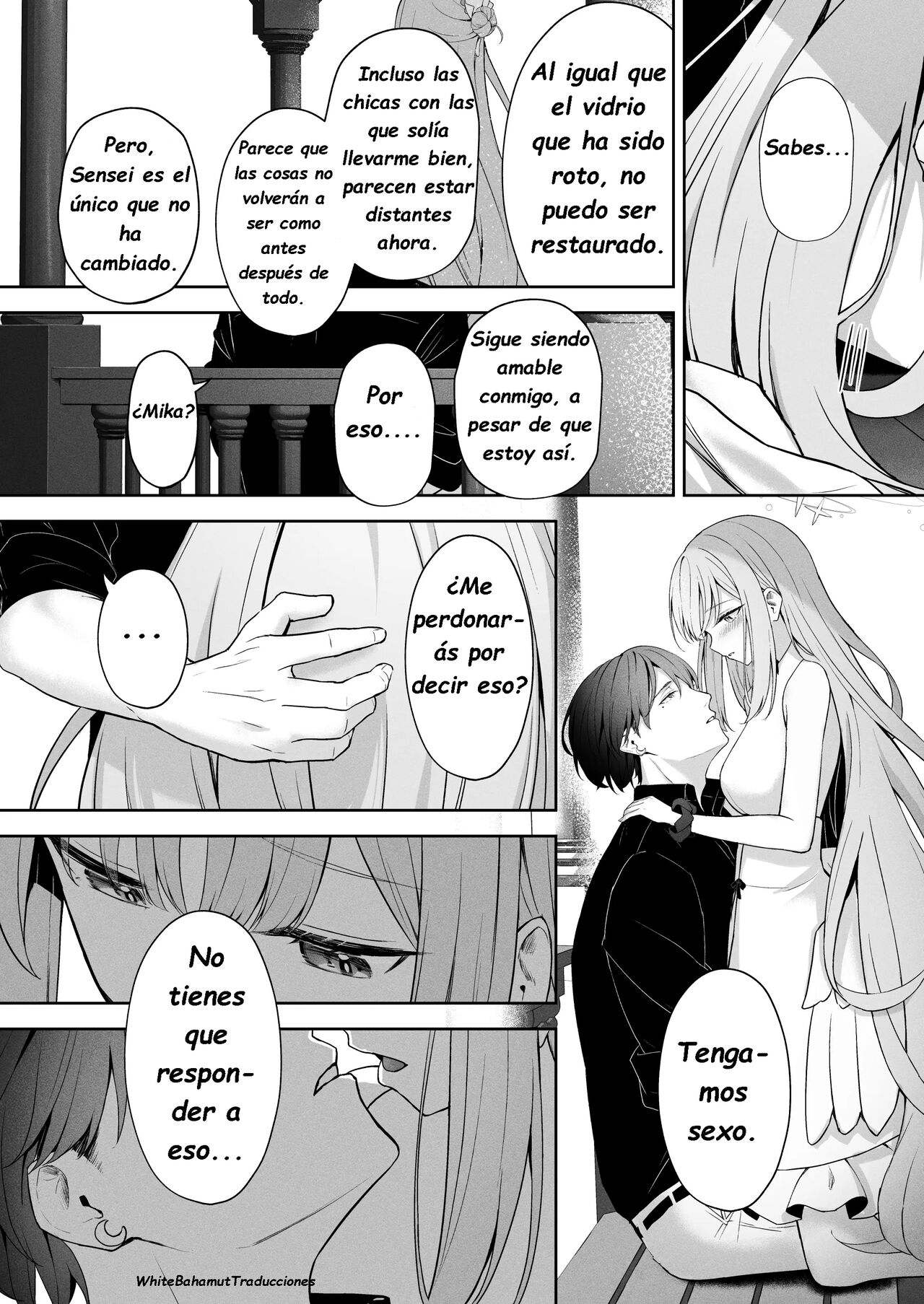 [HIGH:LAND (Takashima Shoa)] Mikazuki no Pierce Hole - Crescent Piercing Holes | Agujeros de perforación de la media luna (Blue Archive) [Spanish] [White Bahamut Traducciones] [Digital] Bildnummer 18