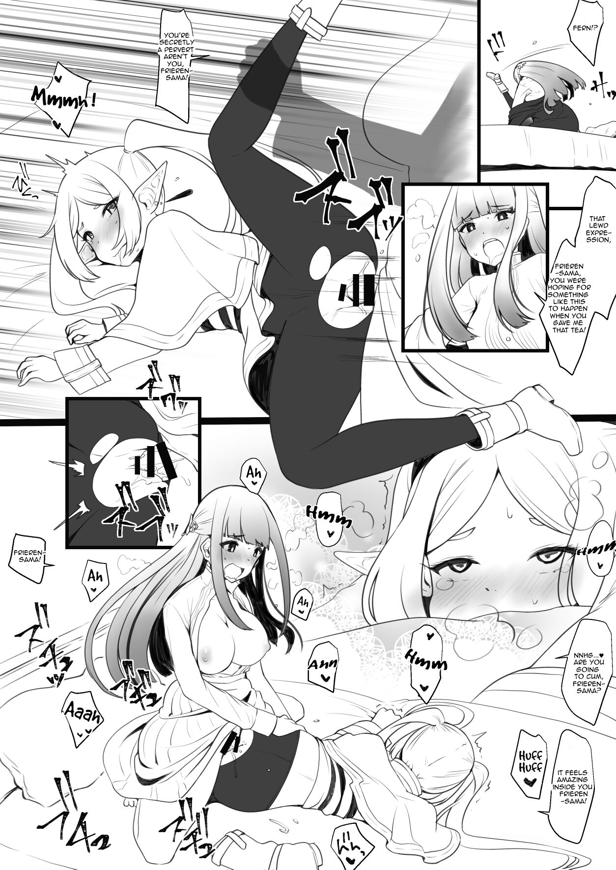 [Takaoka Nanase] Hen na Ocha Nonde Futanari ni Natta Fern x Frieren | Fern x Frieren, Turning Into A Futanari After Drinking A Strange Tea (Sousou no Frieren) [English] 4eme image