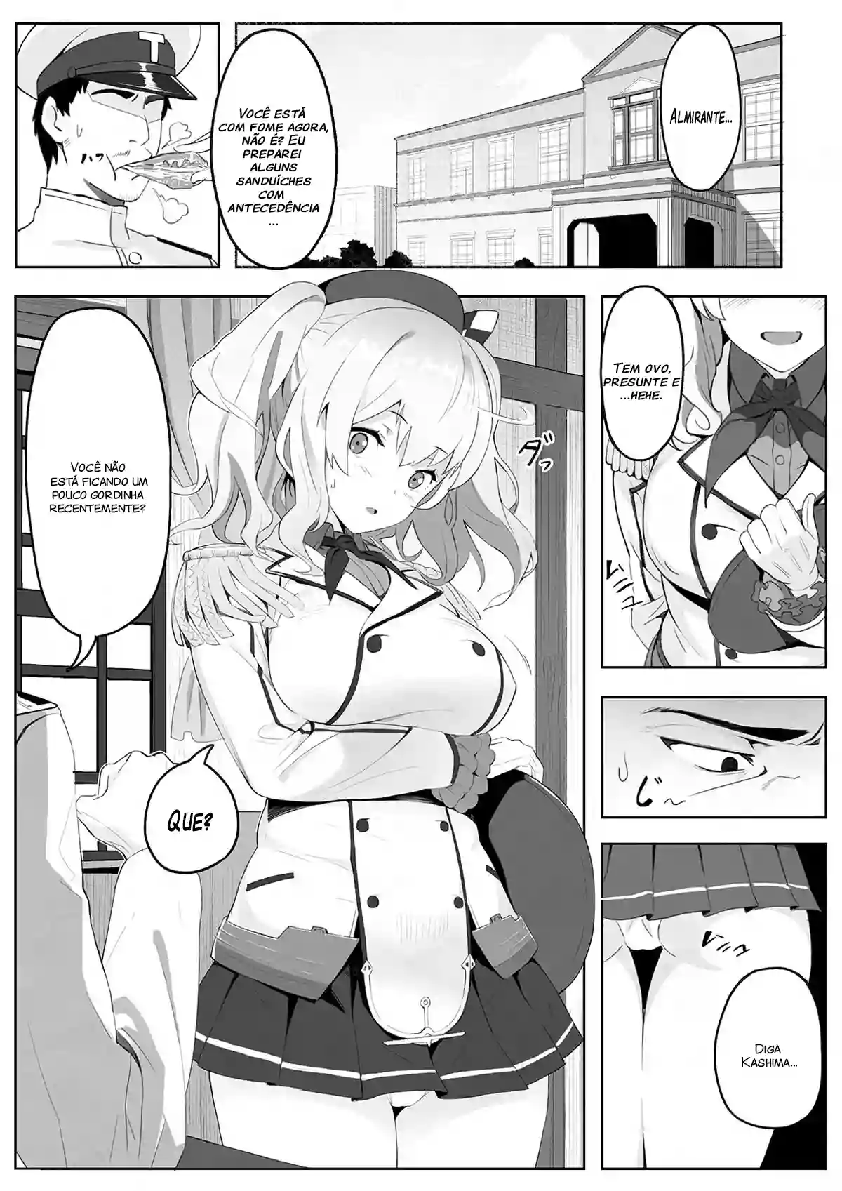 [Hankotsu MAX] 10-pun Atari 90 Calorie | 90 calories per 10 minutes (Kantai Collection -KanColle-) [Portuguese-BR] [Hentai Season]