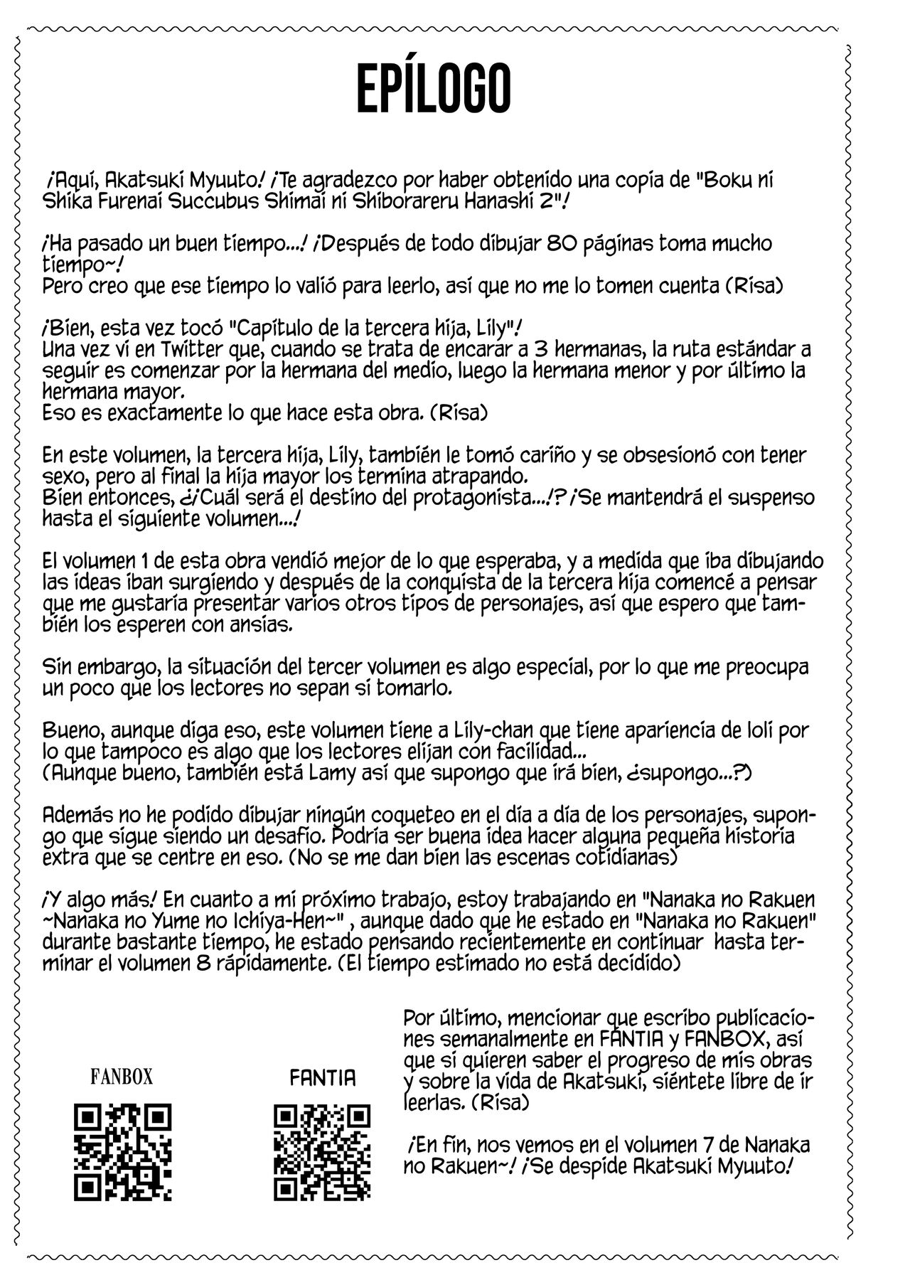 [Akatsuki Myuuto] Boku Ni Shika Furenai Succubus Sanshimai Ni Shiborareru Hanashi #2 ~Sanjo Lily-Hen~ [Spanish] [SSR Translations] 이미지 번호 87
