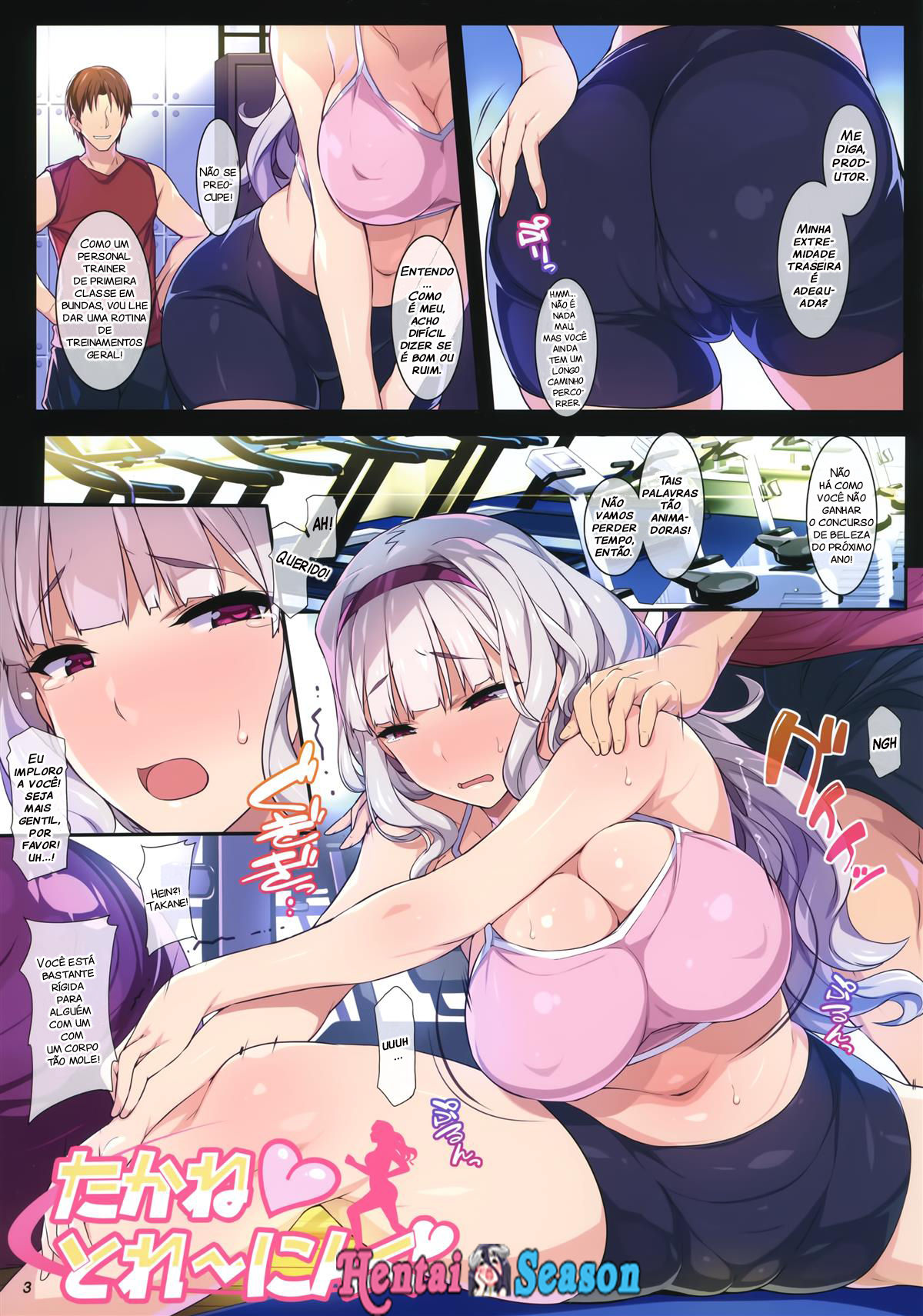 (C94) [Hidebou House (Hidebou)] Takane Training (THE iDOLM@STER) [Portuguese-BR] [Hentai Season] Bildnummer 3