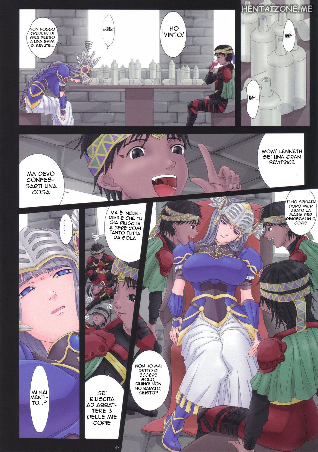 (C70) [ORICOMPLEX (orico)] Ikusa Otome Complex | Lenneth la Valchiria che Beve (Valkyrie Profile) [Italian] image number 7
