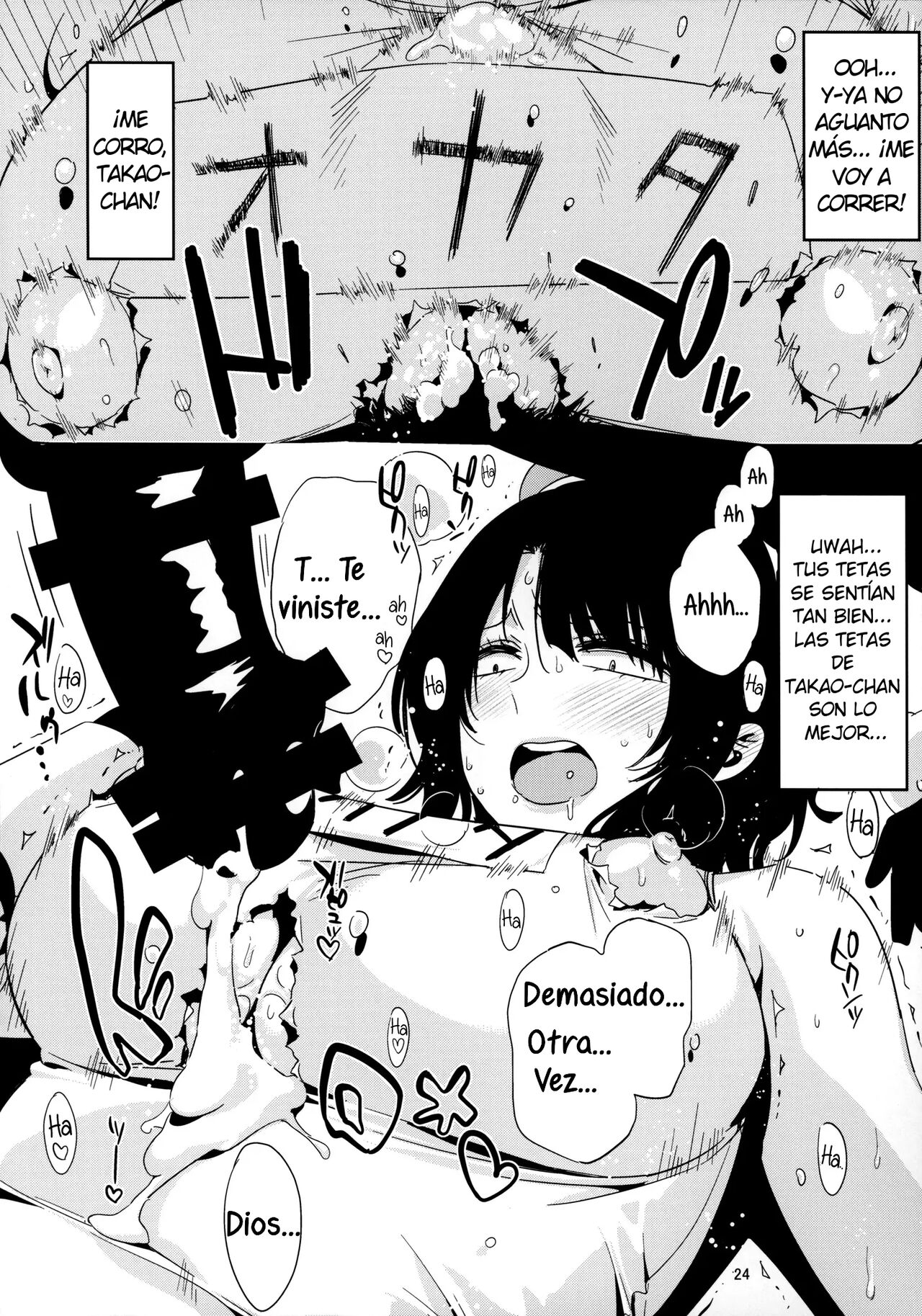 (SC2015 Winter) [edge (ED)] Sanzen Sekai no Karasu o Koroshi Takao ni Model o Tanomitai... (Kantai Collection -KanColle-) [Spanish] image number 23