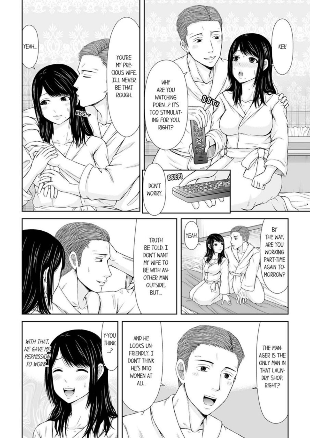 [Icelatte] Denwa chū , Ushiro kara XL no Furin Pisuton 〜 Majimena Hitozuma no Inran SEX | Fucked with a Giant Dick from Behind while on the Phone - A Serious Wife’s Filthy SEX 1 [English] 图片编号 4