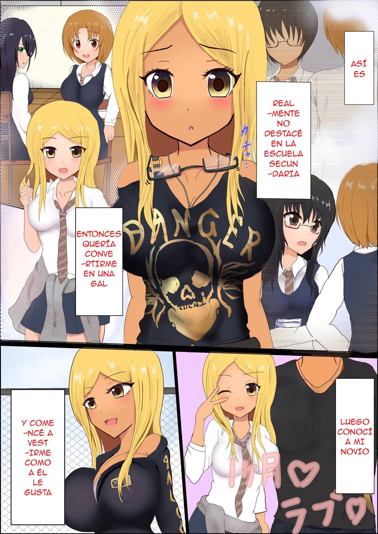 [Miraosu] Gal-ka [Spanish] [Gender Change Uploader] image number 4