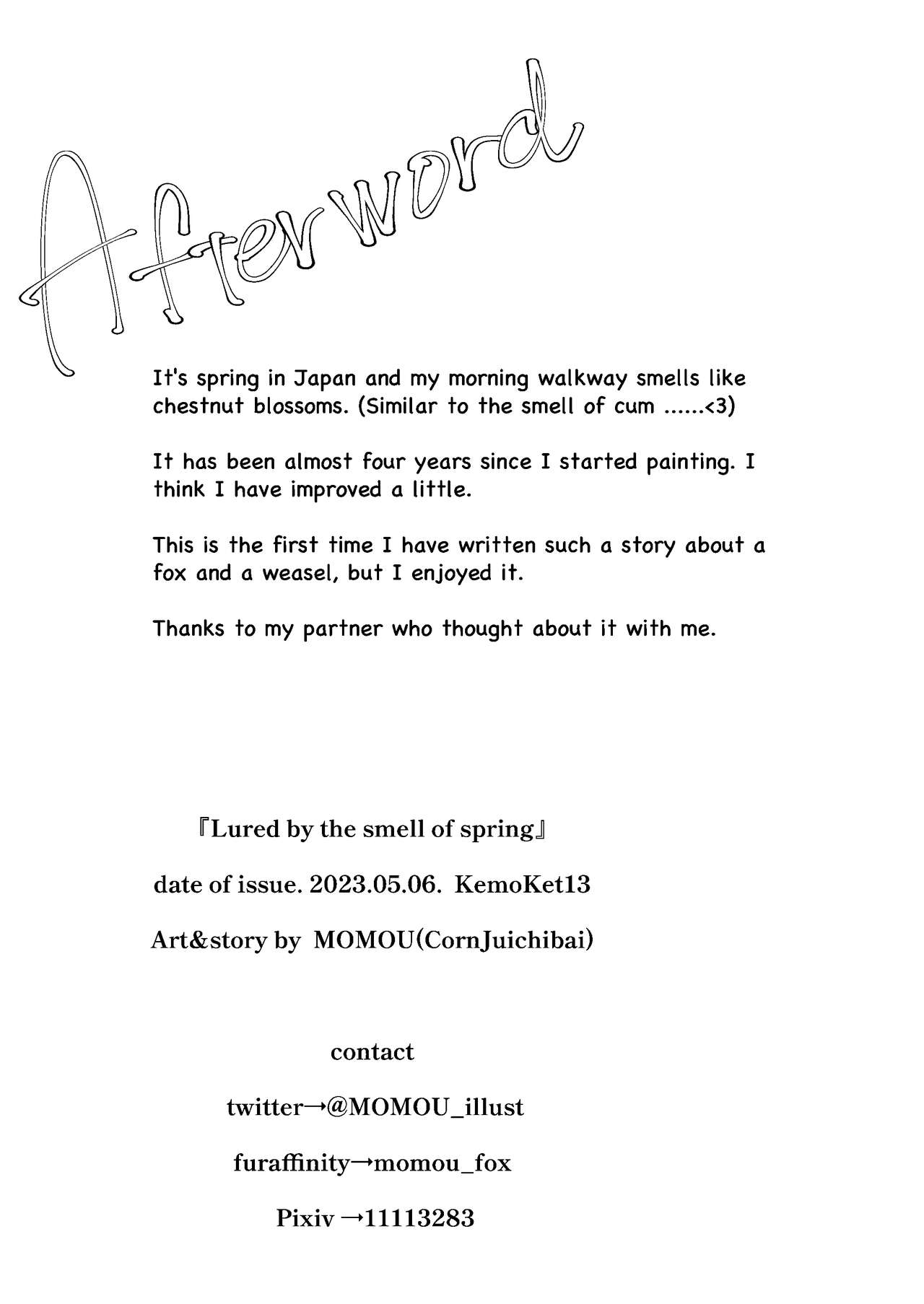 [Kon Juuichibai (Momou)] Haru no nioi ni sasowarete [uncensored] [Digital] 图片编号 21