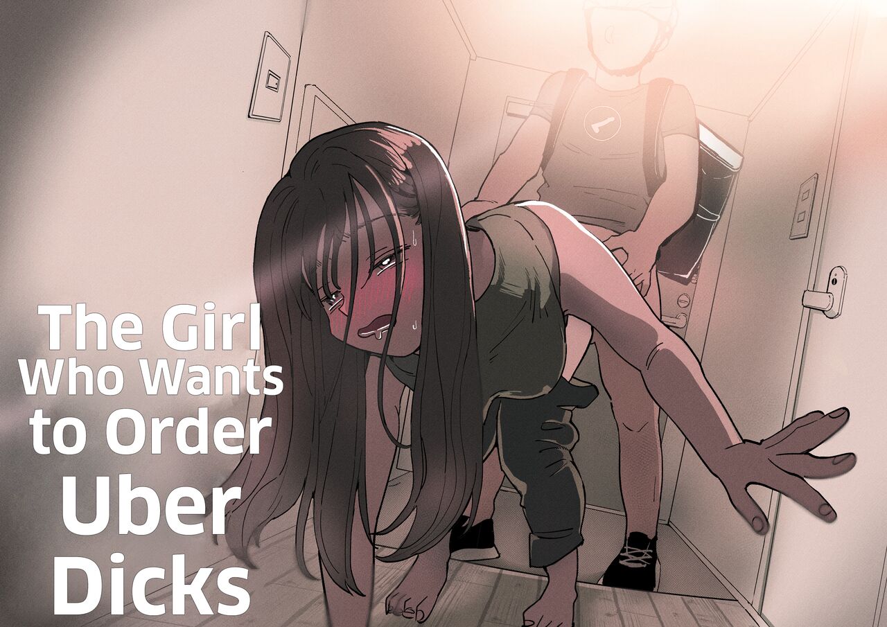 [Denbu Momo] The Girl Who Wants to Order Uber Dicks [Histoire d'Hentai][French] image number 1