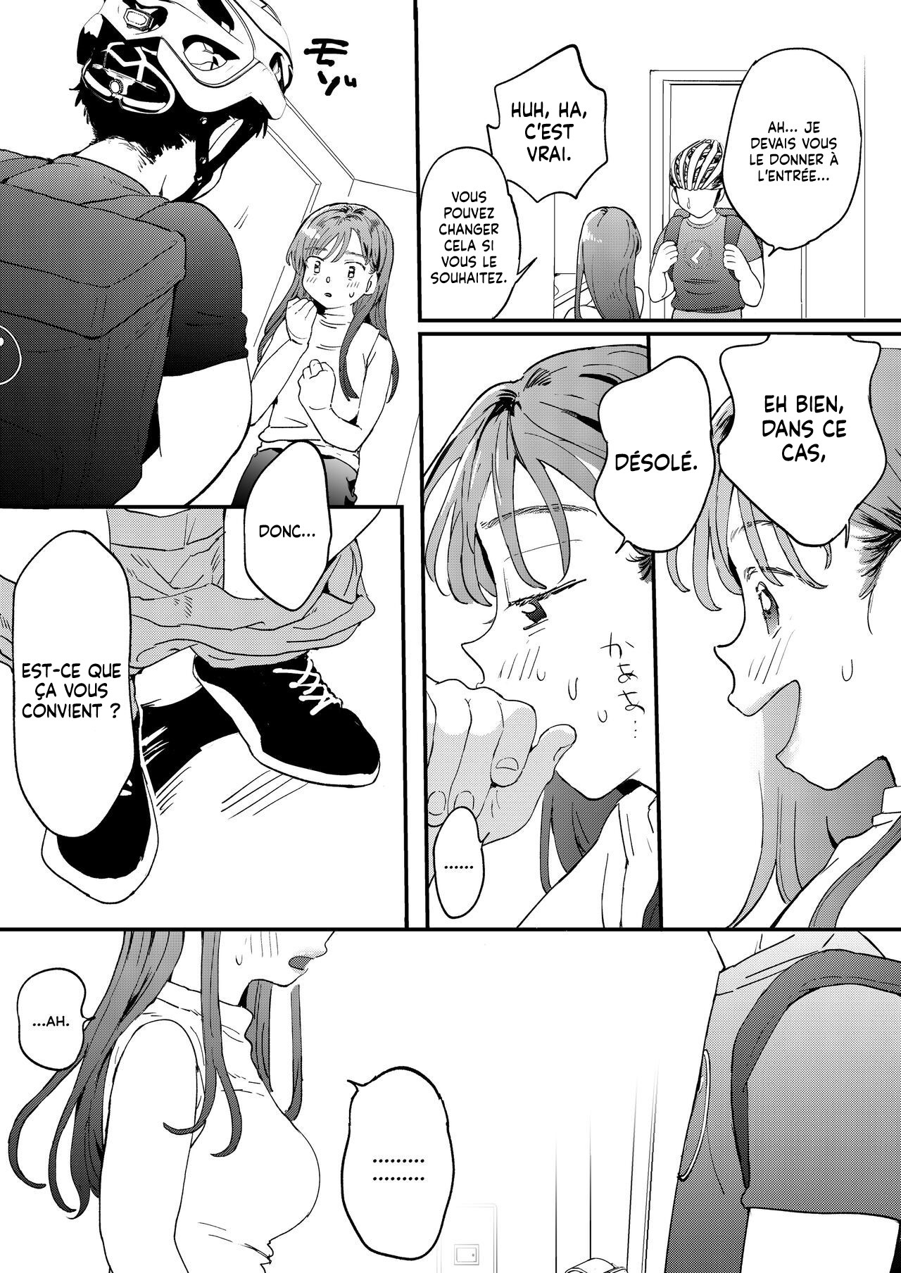 [Denbu Momo] The Girl Who Wants to Order Uber Dicks [Histoire d'Hentai][French] image number 21