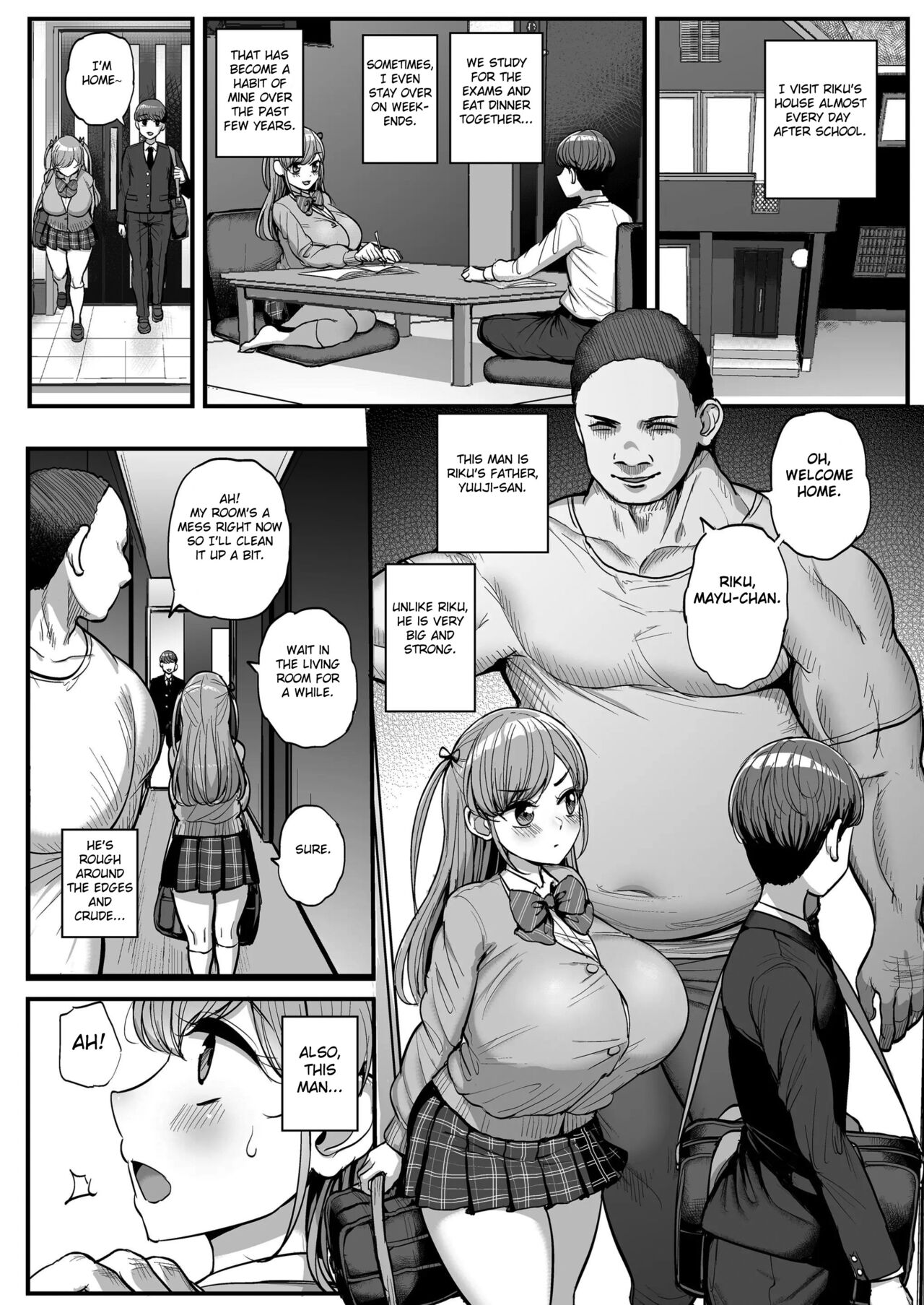 [Sanman Sanzen Koiking (Tyranu)] Minimum Kanojo wa Oyaji no Seidorei -Sotsugyou Hen- [English] numero di immagine  3