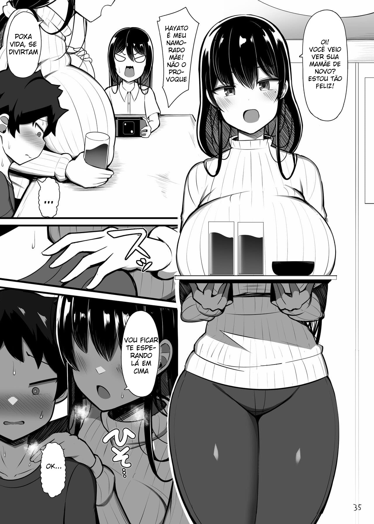 [Fry Dish (Jakko)] Onee-chan to, Mama to, Honki Koubi. [Portuguese-BR] 图片编号 35