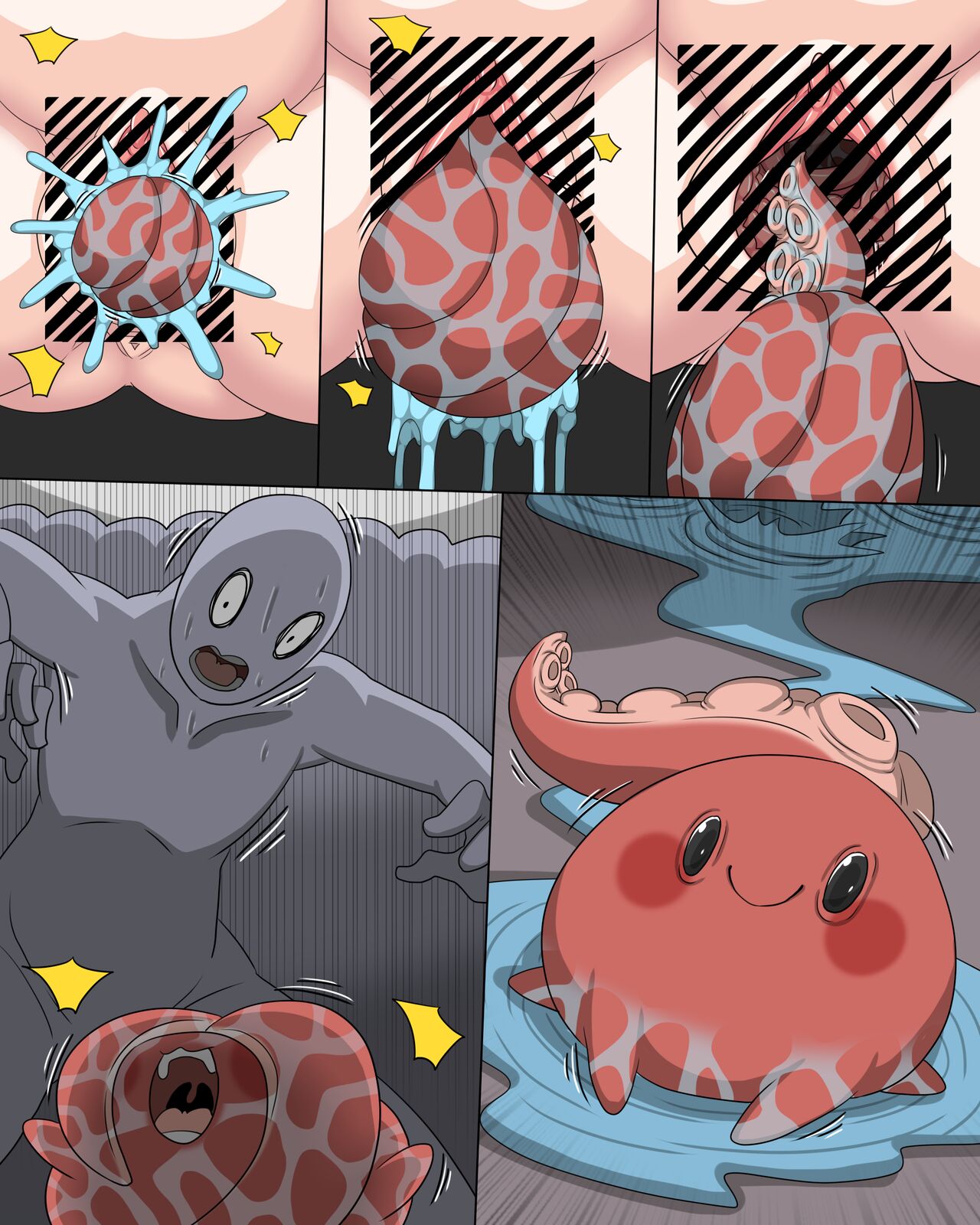 [Dr. Bug] [Tabasuko Porn comics]Transformed Octopus Queen image number 34