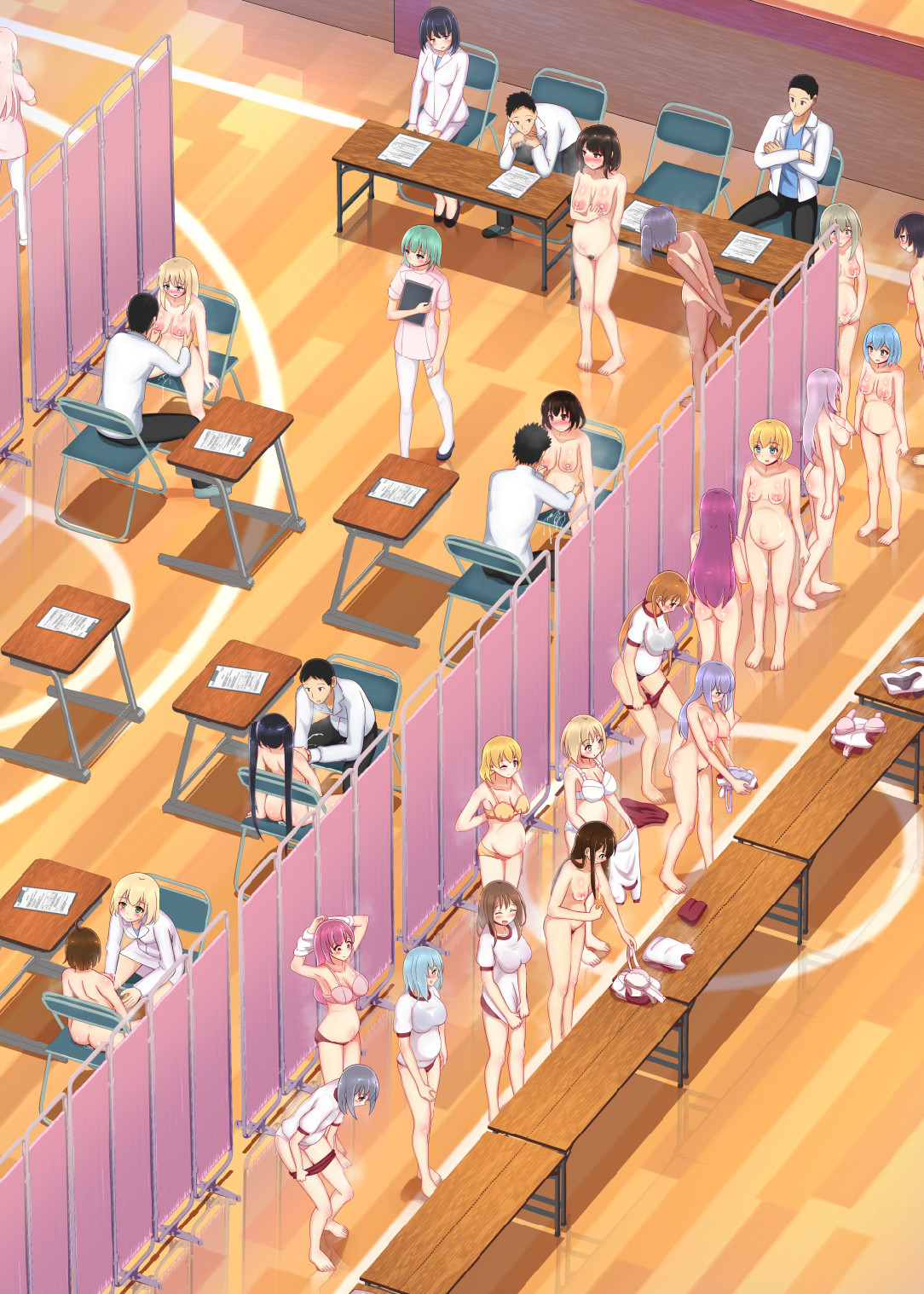 (同人誌) [にゃんころがし]好きに女性の裸を見て、好きに中出しできちゃうHな洗脳スケスケメガ numero di immagine  143