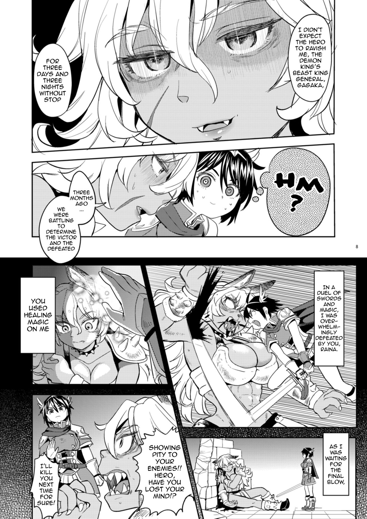 [Nedaore (Ayane)] Onna Yuusha ni Tensei Shitara Mazoku no Tsuma ga 5-nin mo Irurashii | Reincarnated as a Female Hero Who Seems to Have 5 Demon Wives [English] [Erokawa_Senpai] [Digital] 画像番号 9