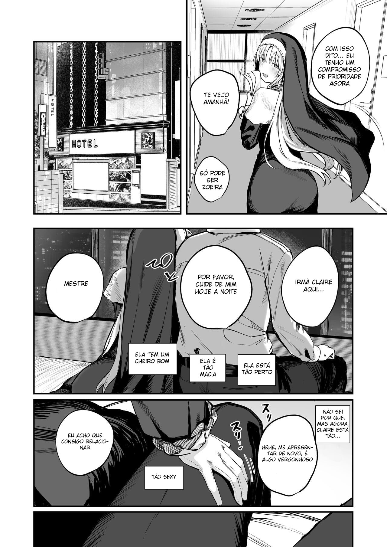 [Kawaraya-Koubou (Kawaraya)] Nande Vtuber Soap ni Cleaire-san ga!? | Why Would Claire be in Vtuber Soapland? (Sister Cleaire) [Portuguese-BR] imagen número 7