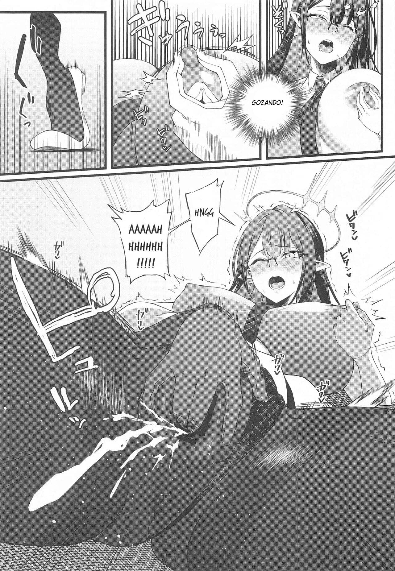 (C102) [Small Marron (Asakura Kukuri)] Nanakami Rin wa Hatsujouki | Nanagami Rin is in Heat (Blue Archive) [Portuguese-BR] image number 4