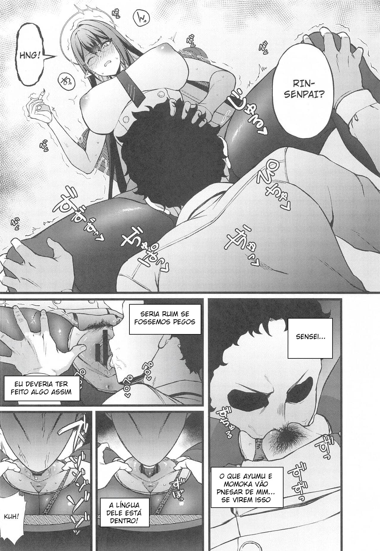 (C102) [Small Marron (Asakura Kukuri)] Nanakami Rin wa Hatsujouki | Nanagami Rin is in Heat (Blue Archive) [Portuguese-BR] image number 20