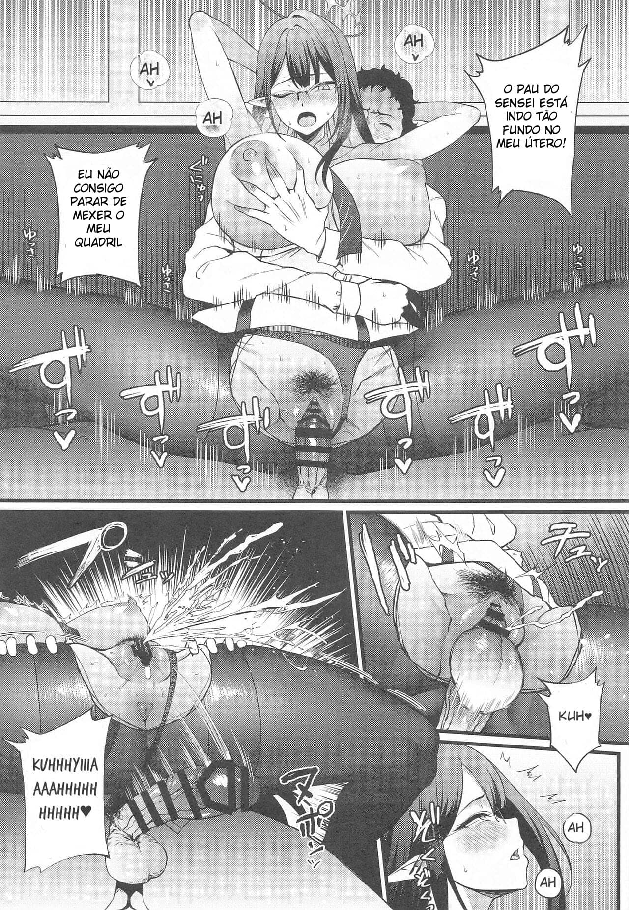 (C102) [Small Marron (Asakura Kukuri)] Nanakami Rin wa Hatsujouki | Nanagami Rin is in Heat (Blue Archive) [Portuguese-BR] image number 27